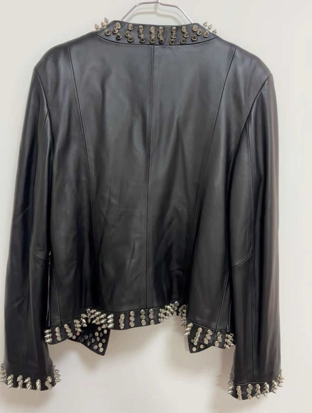 Balmain Sheepskin Cardigan Leather Jacket (Feminine Cut)