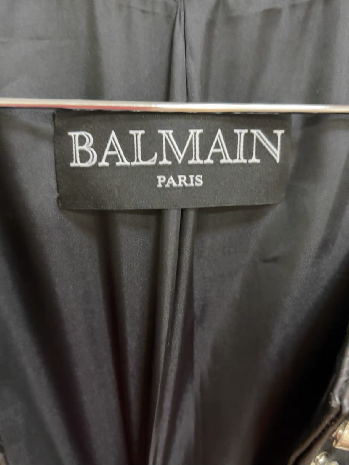 Balmain Sheepskin Cardigan Leather Jacket (Feminine Cut)