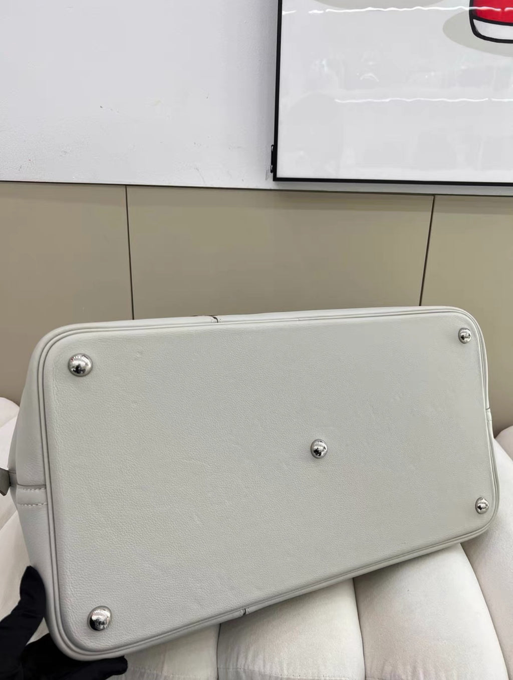 Hermès Bolide 45 Clemence Leather Bag