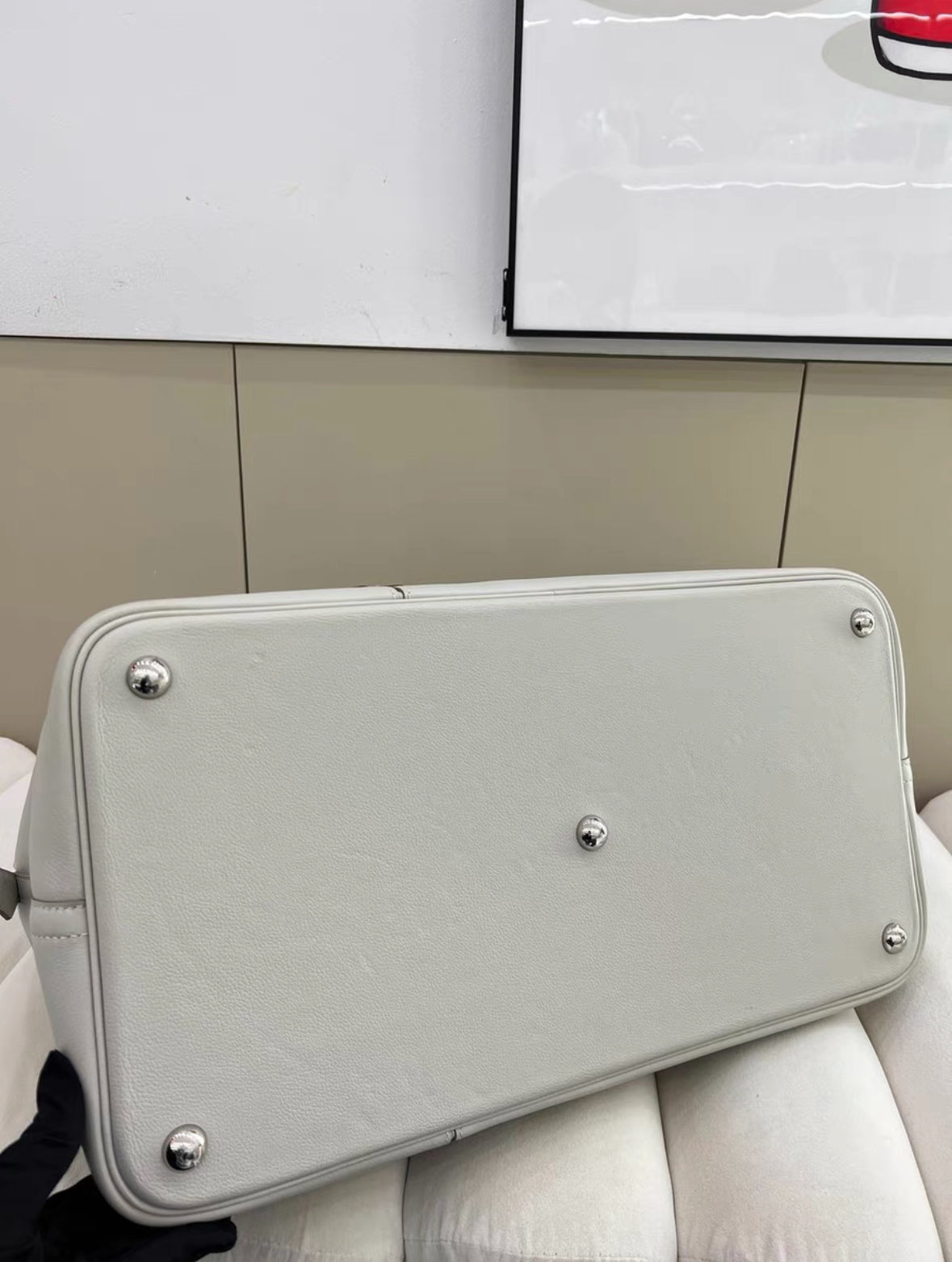 Hermès Bolide 45 Clemence Leather Bag