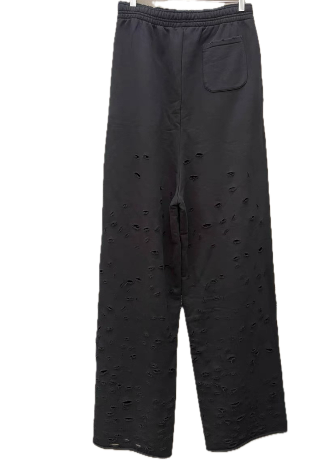 Vetements SS23 Distressed Wormhole Wide Trousers