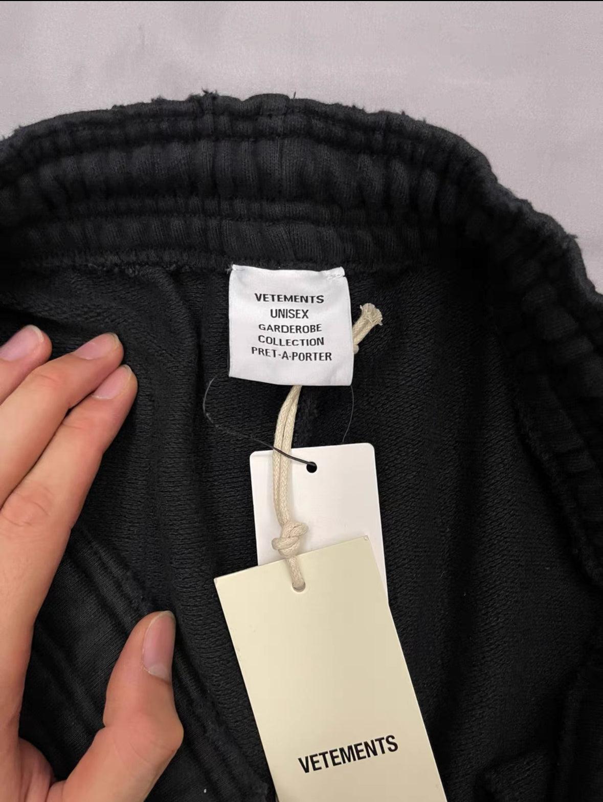 Vetements SS23 Distressed Wormhole Wide Trousers