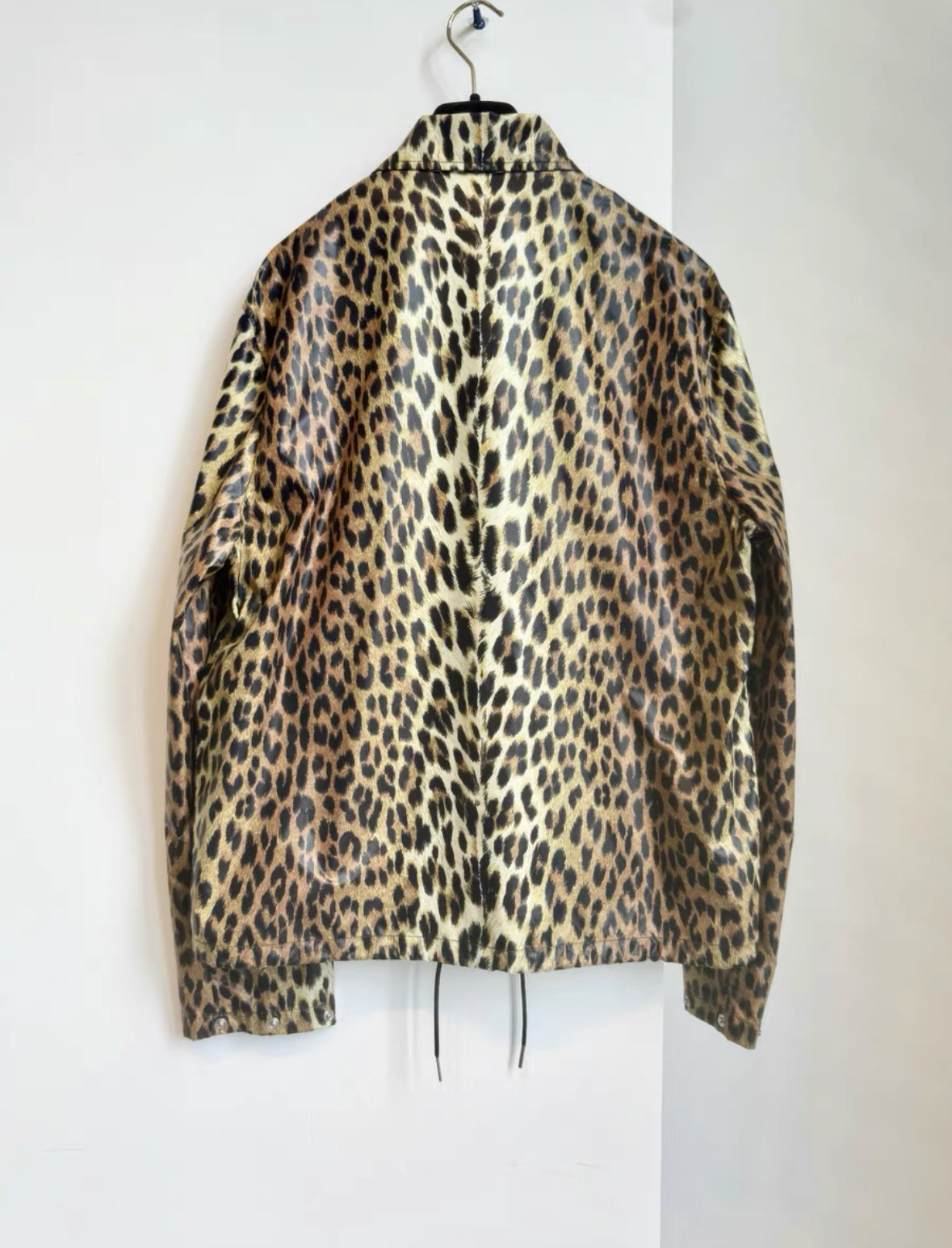 Celine 20SS Yellow Leopard Nylon Jacket