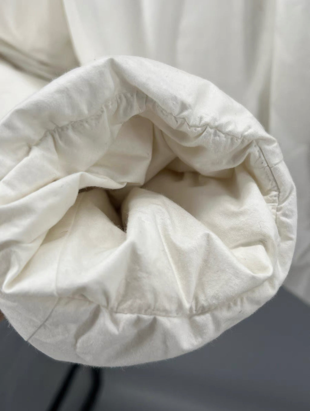 Prada Triangle Logo Cotton Down Jacket (Showpiece)