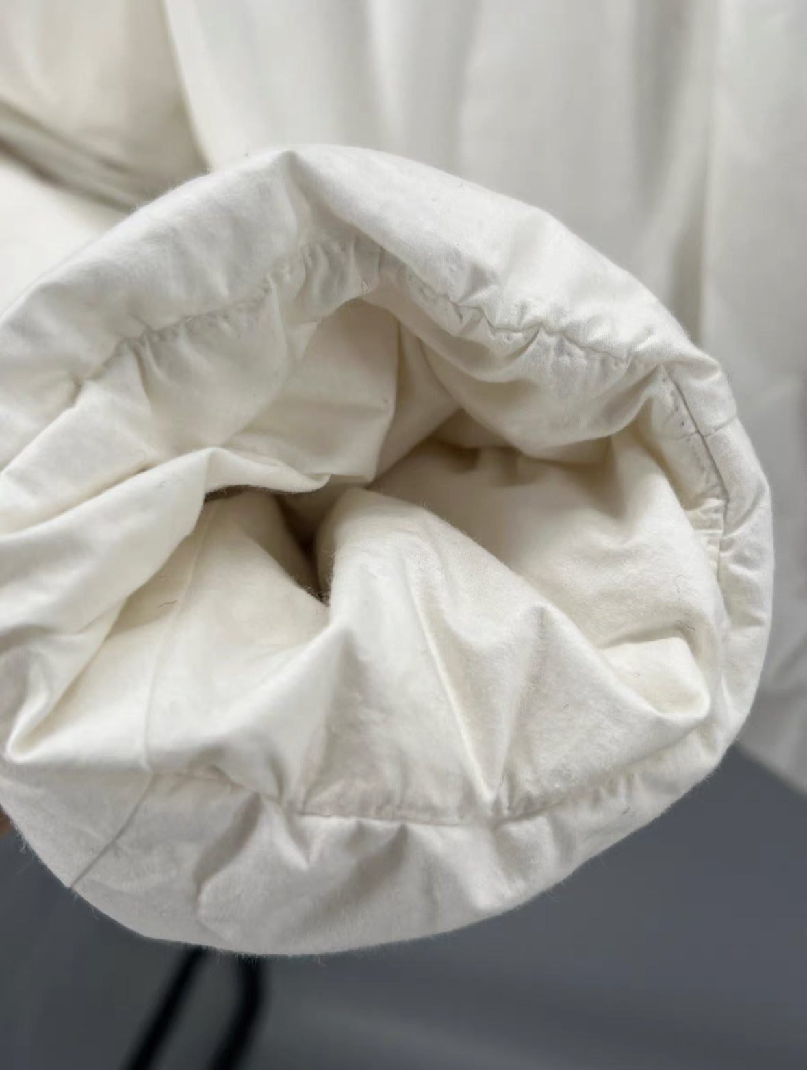 Prada Triangle Logo Cotton Down Jacket (Showpiece)