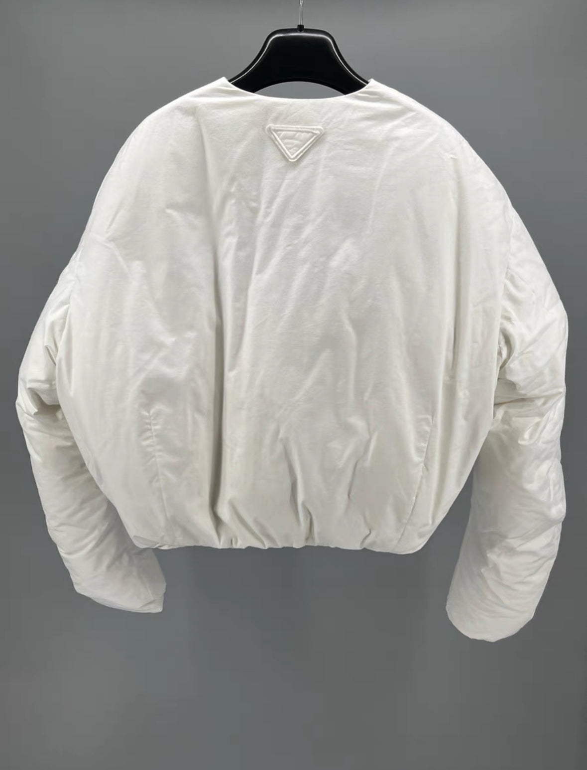 Prada Triangle Logo Cotton Down Jacket (Showpiece)