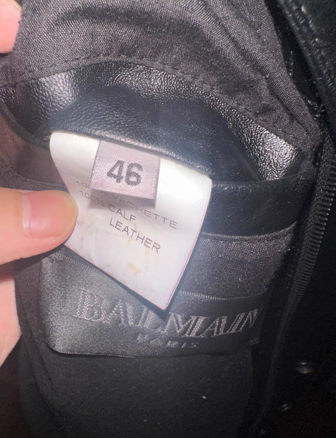 Balmain Bondage Strapped Leather Jacket FW10