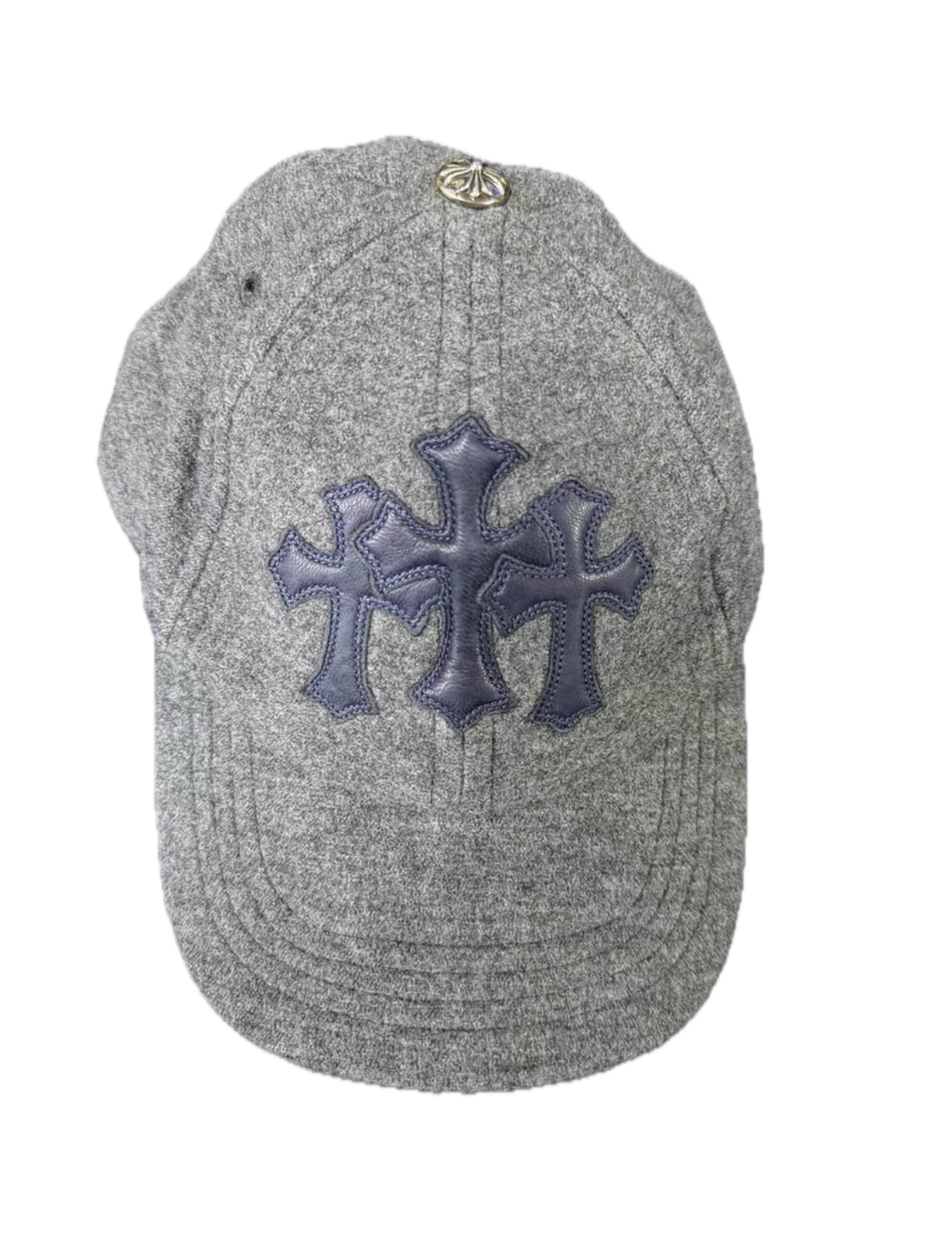 Chrome Hearts Cashmere Cross Patch Baseball Cap
