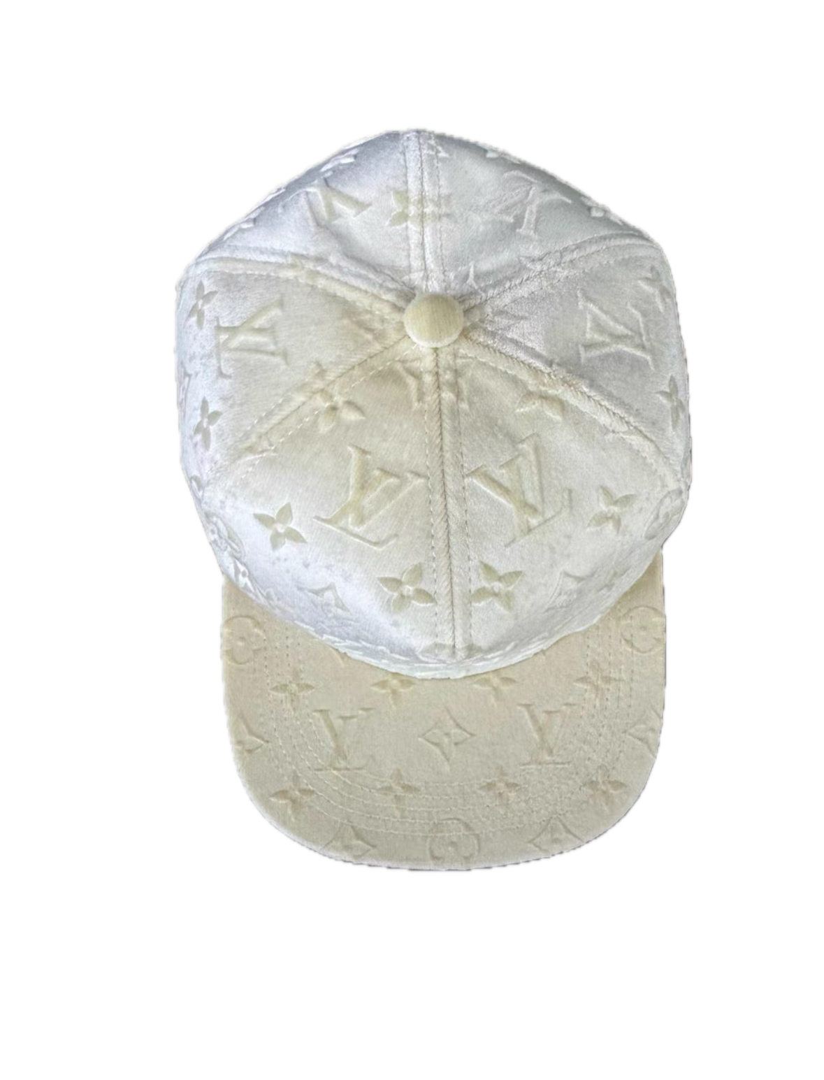 Louis Vuitton Flocked Monogram Baseball Cap