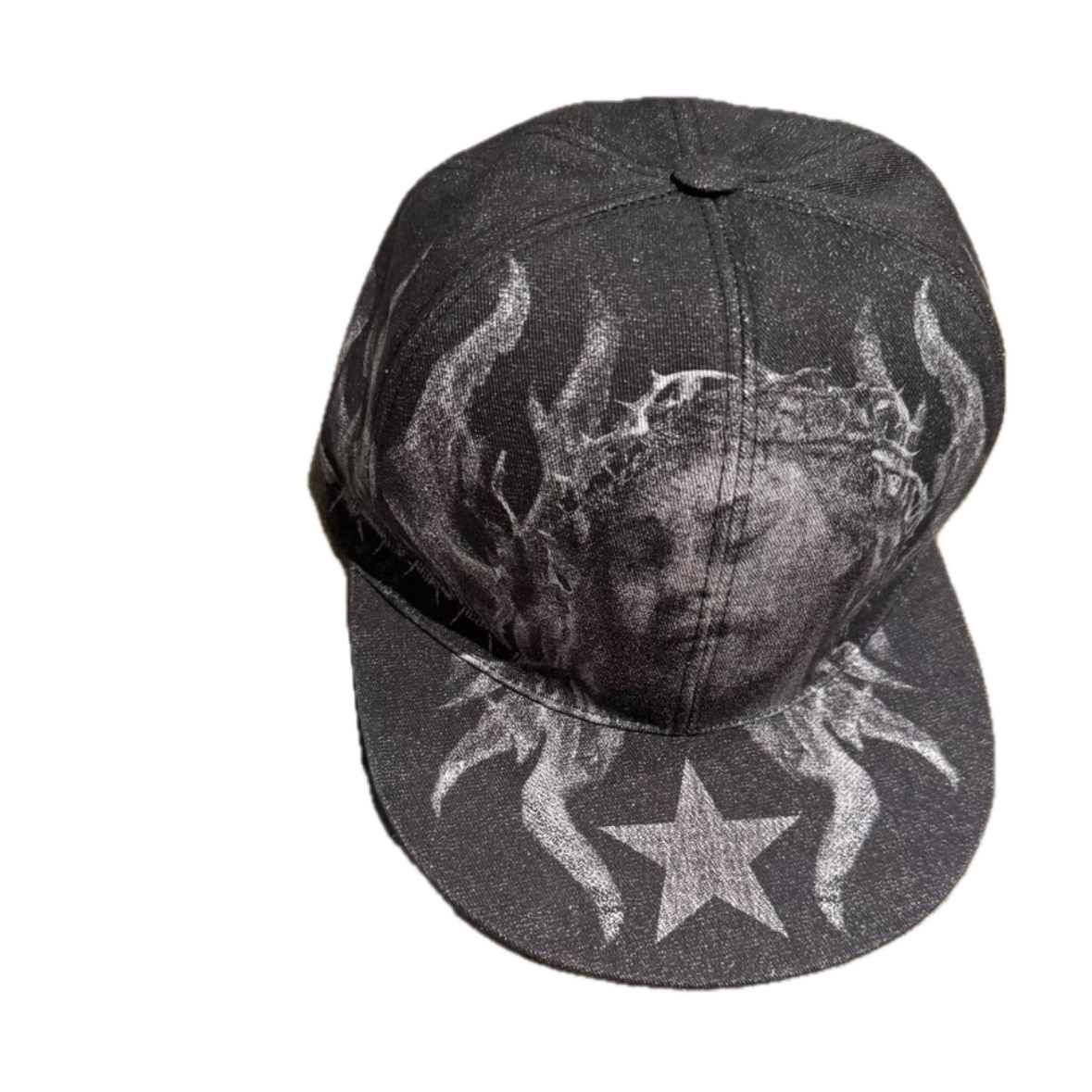 Givenchy 'Jesus' Flame Portrait Cap