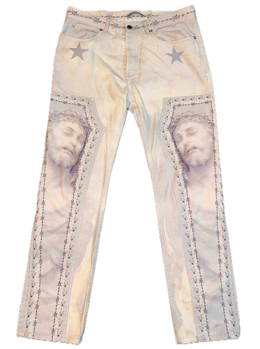 Givenchy 'Jesus' Portrait Jeans