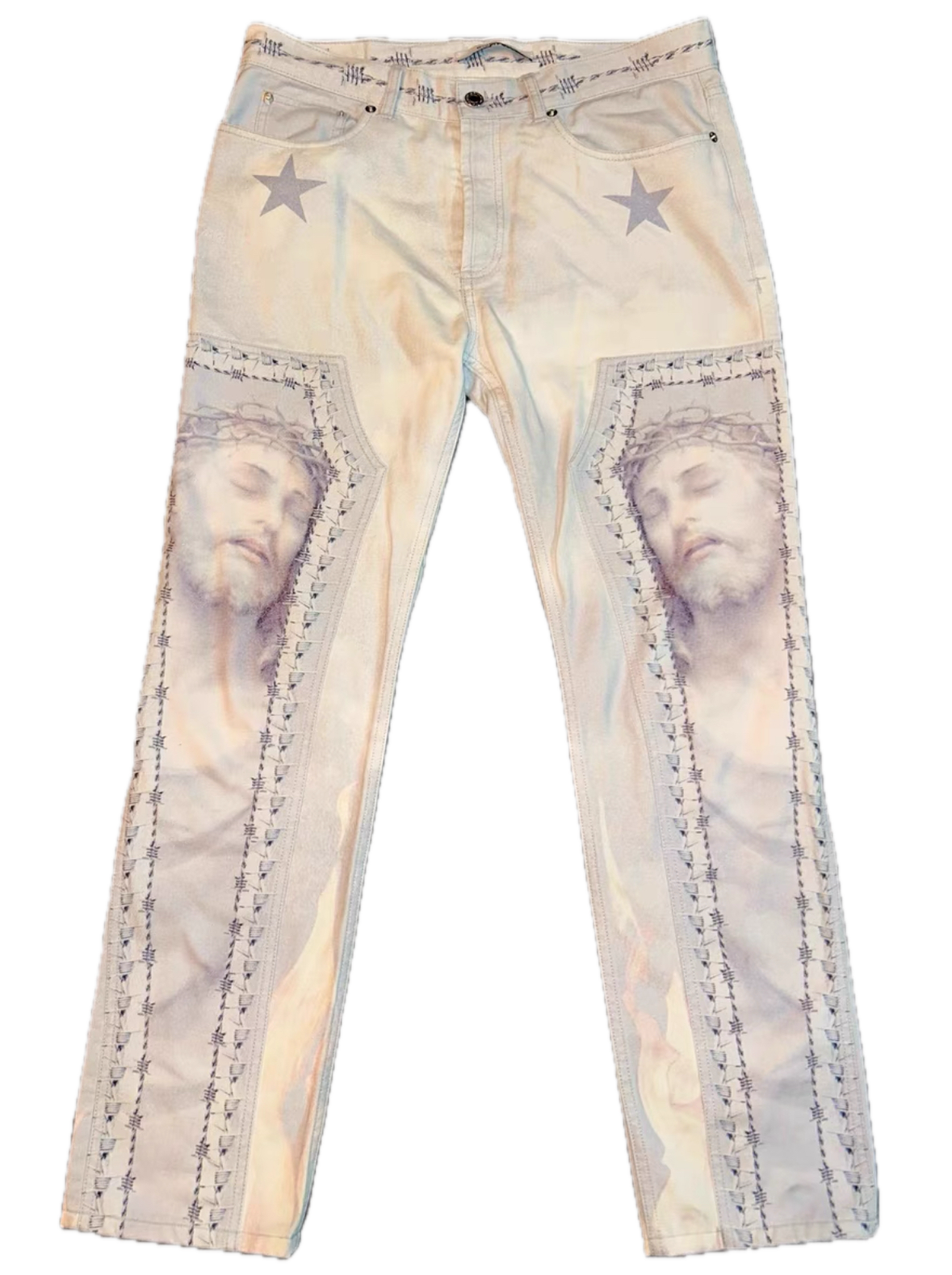 Givenchy 'Jesus' Portrait Jeans