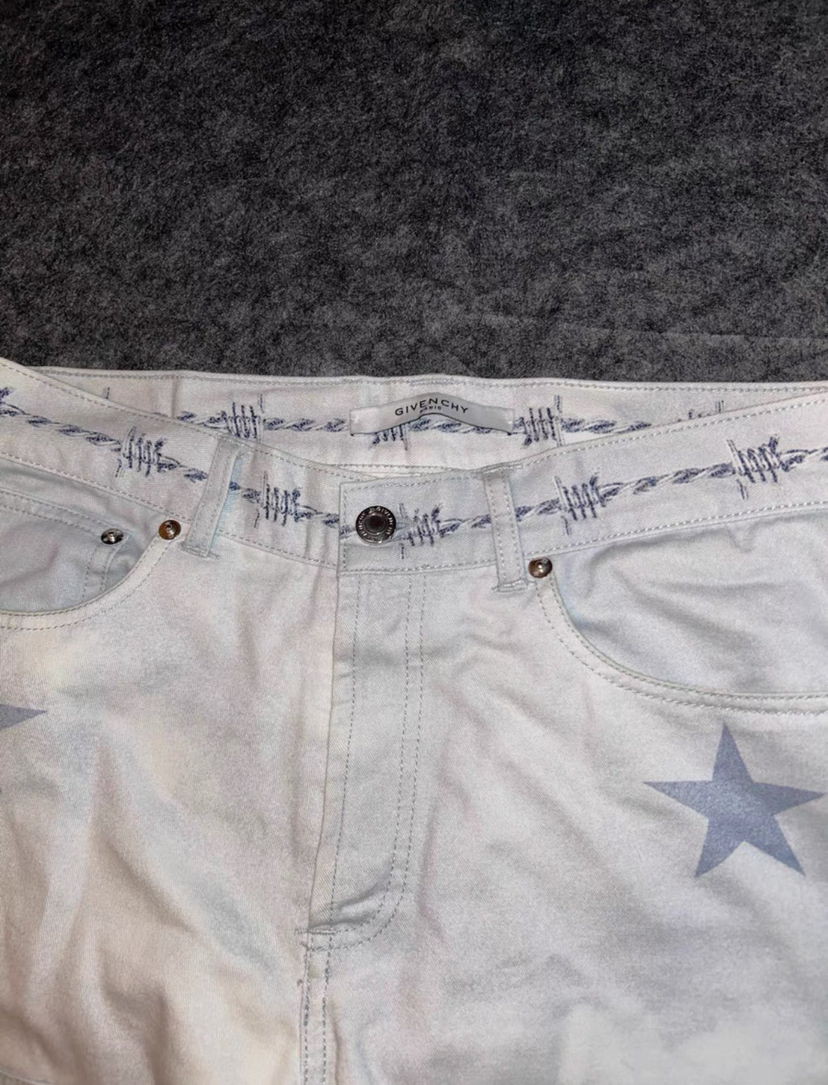 Givenchy 'Jesus' Portrait Jeans