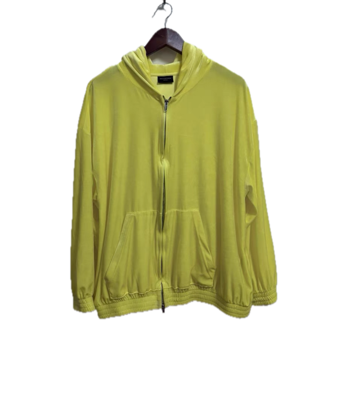 Balenciaga Spring 2023 Mud Velvet Zip Hoodie