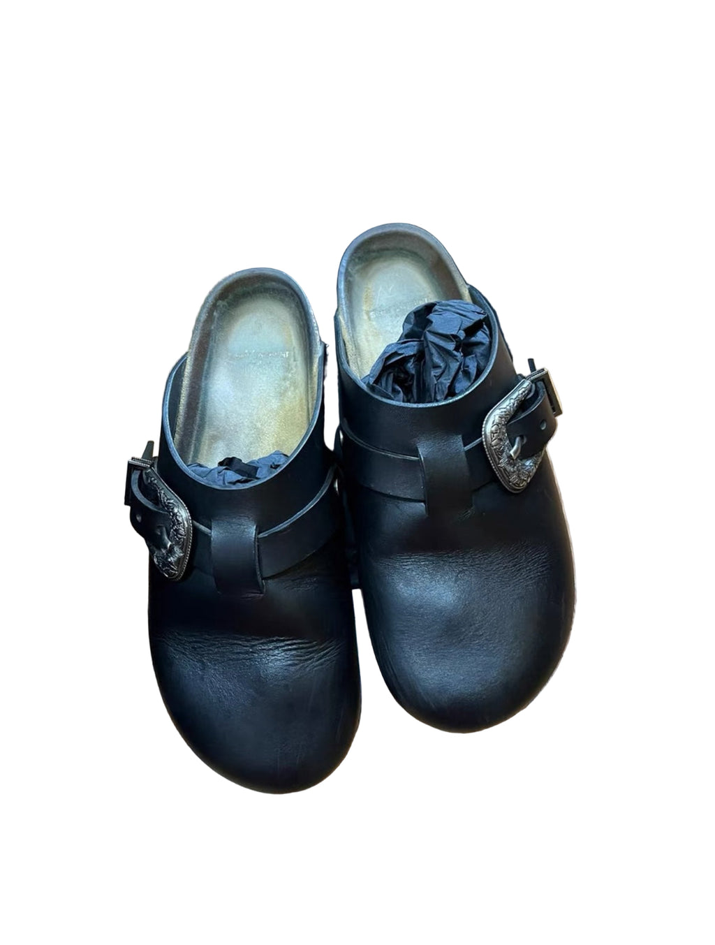 Saint Laurent x Birkenstock Western Clog Slides