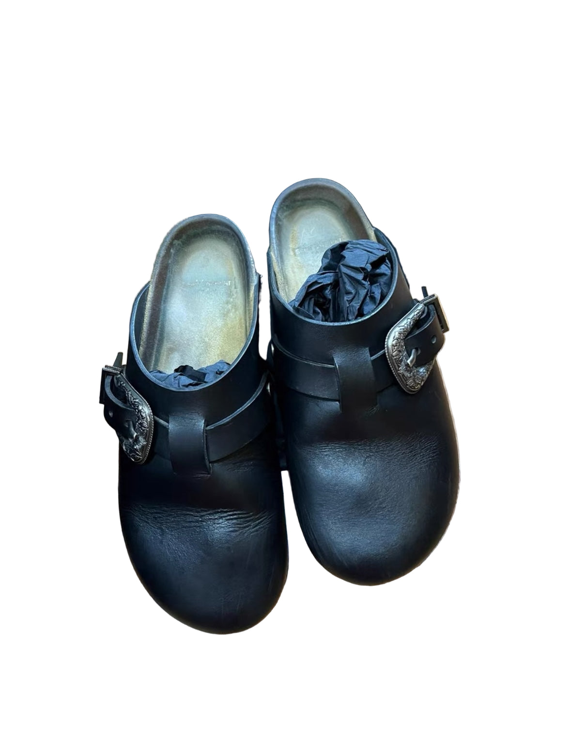 Saint Laurent x Birkenstock Western Clog Slides