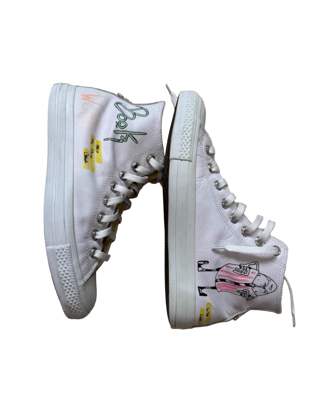 Chrome Hearts x Matty Boy Hand-painted Leather Converse