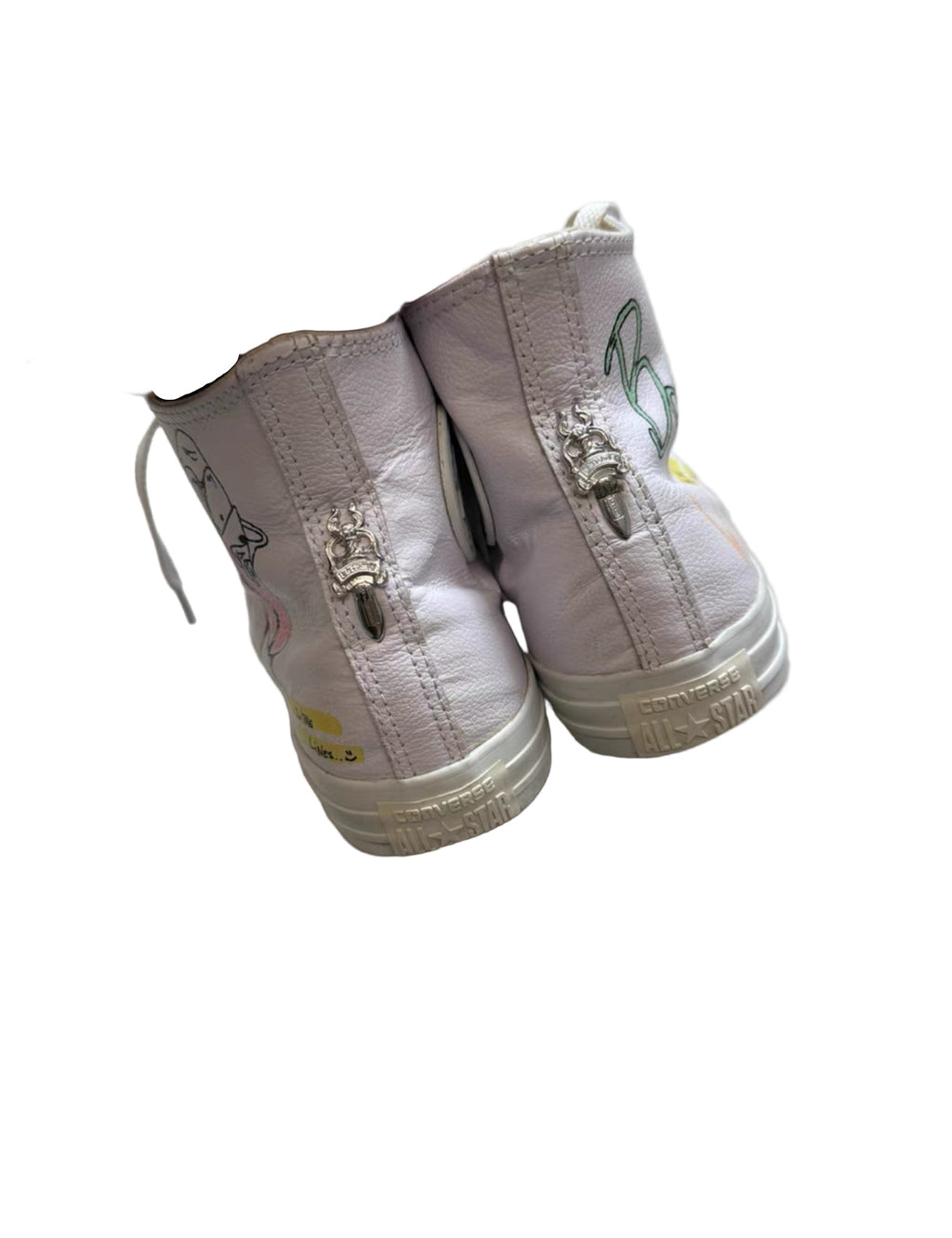 Chrome Hearts x Matty Boy Hand-painted Leather Converse