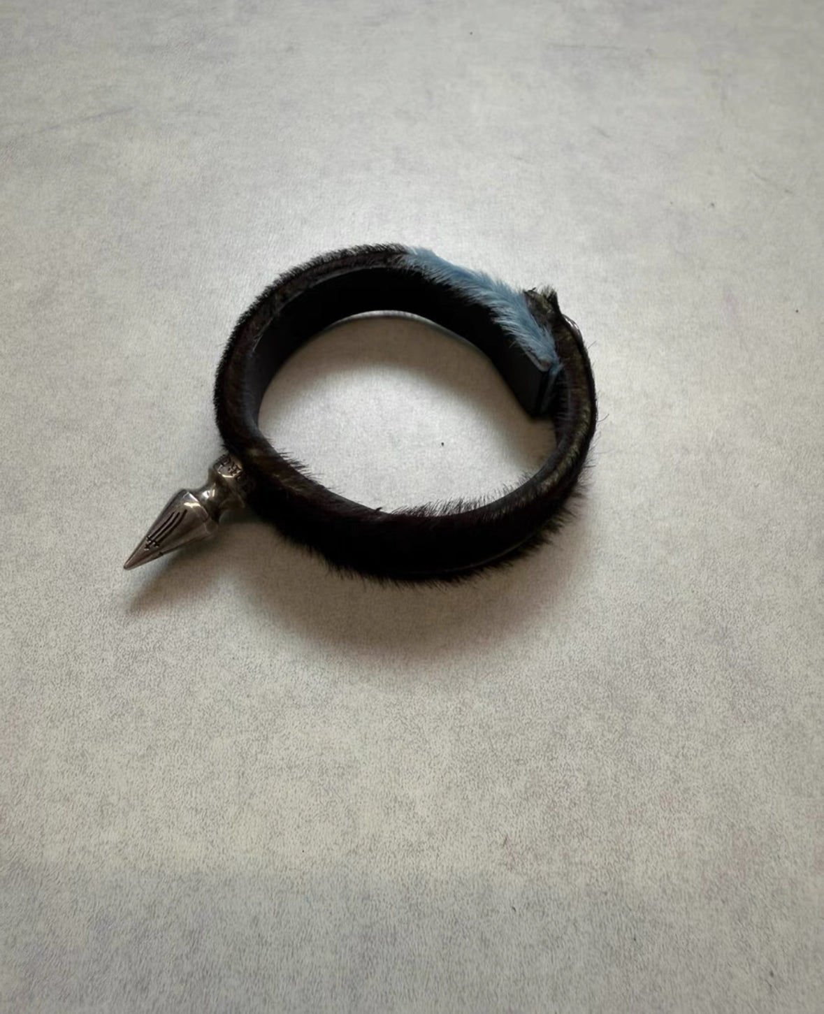 Chrome Hearts 00s Spike Bullet Horsehair Bracelet