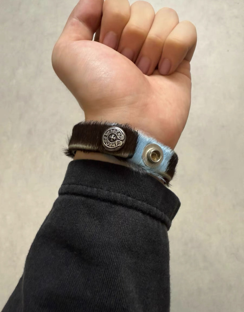 Chrome Hearts 00s Spike Bullet Horsehair Bracelet