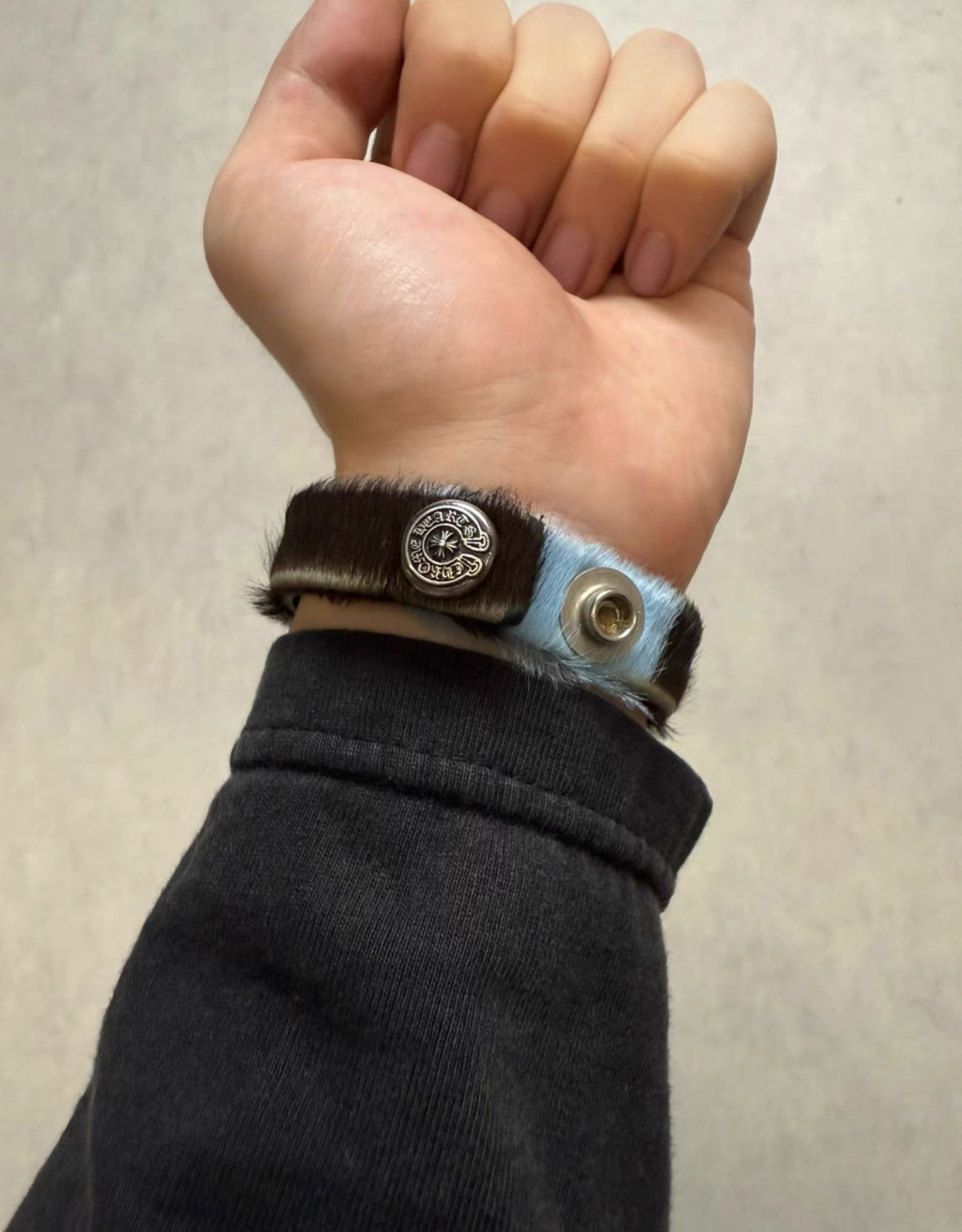 Chrome Hearts 00s Spike Bullet Horsehair Bracelet