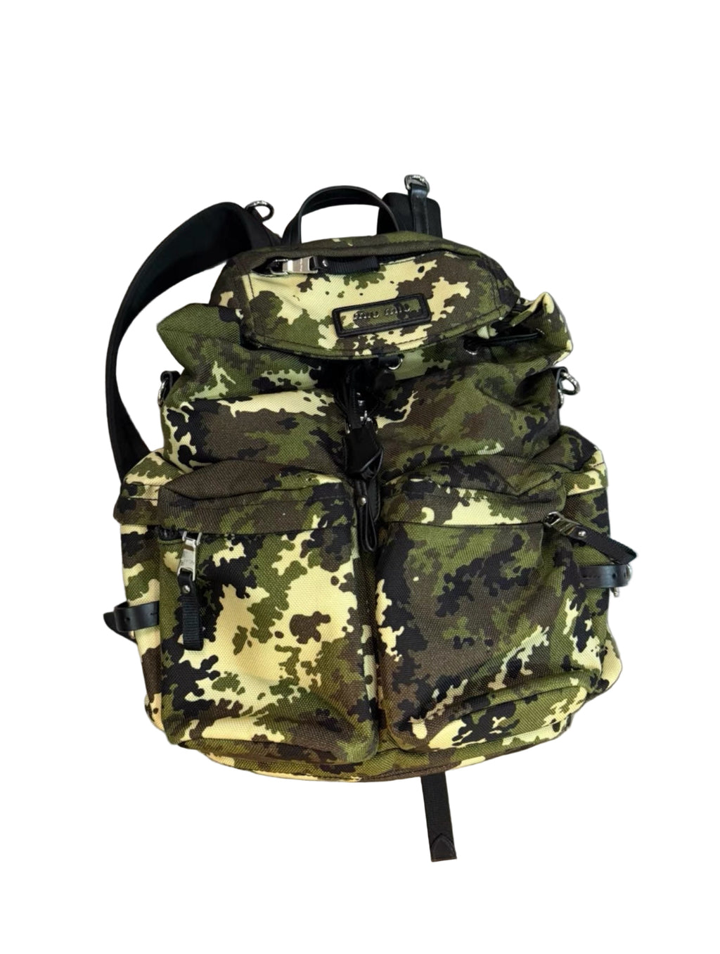Miu Miu Camo Backpack