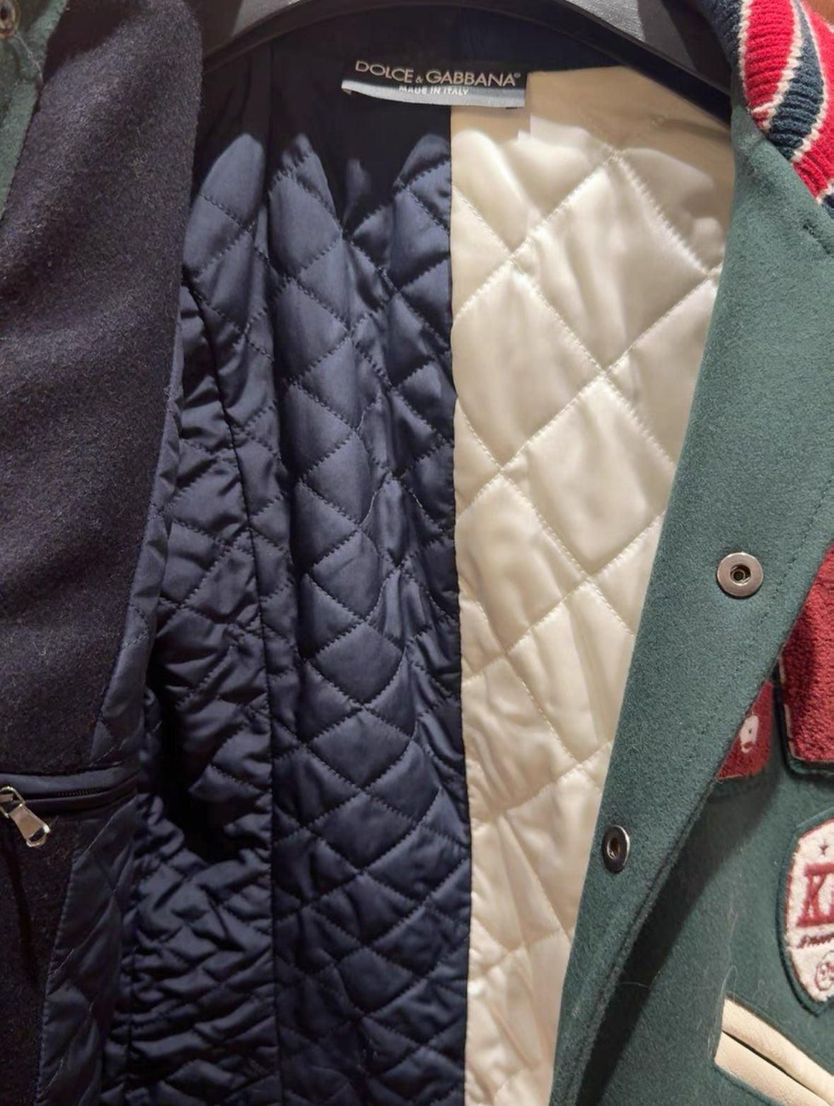 Dolce & Gabbana Limited Colorblock Varsity Jacket