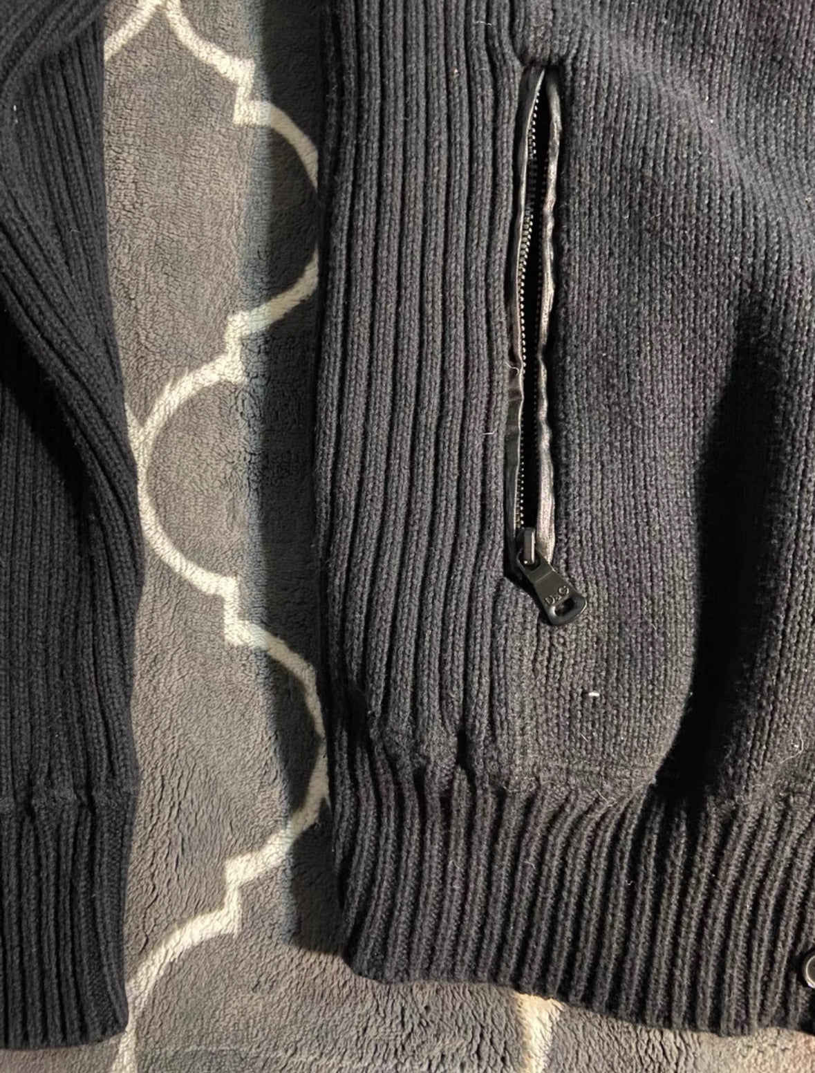 Dolce & Gabbana Hooded Knit Jacket