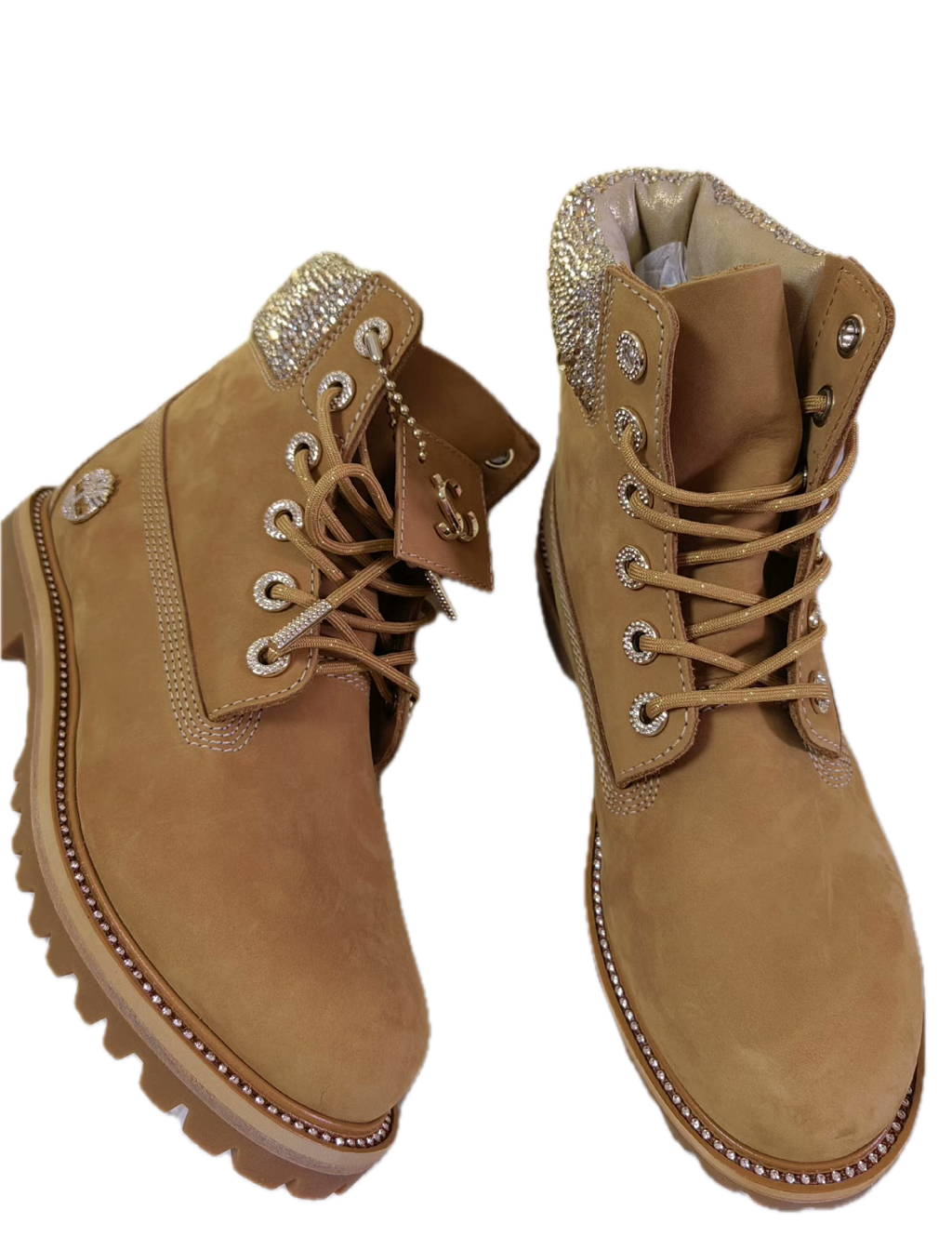 Jimmy Choo x Timberland Swarovski Crystal Boots