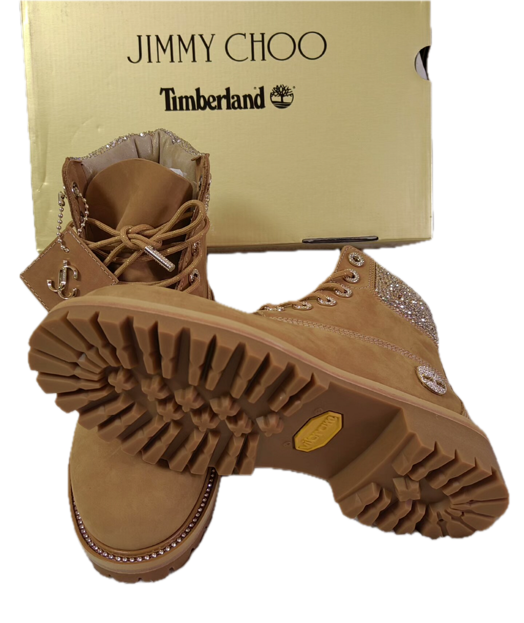 Jimmy Choo x Timberland Swarovski Crystal Boots