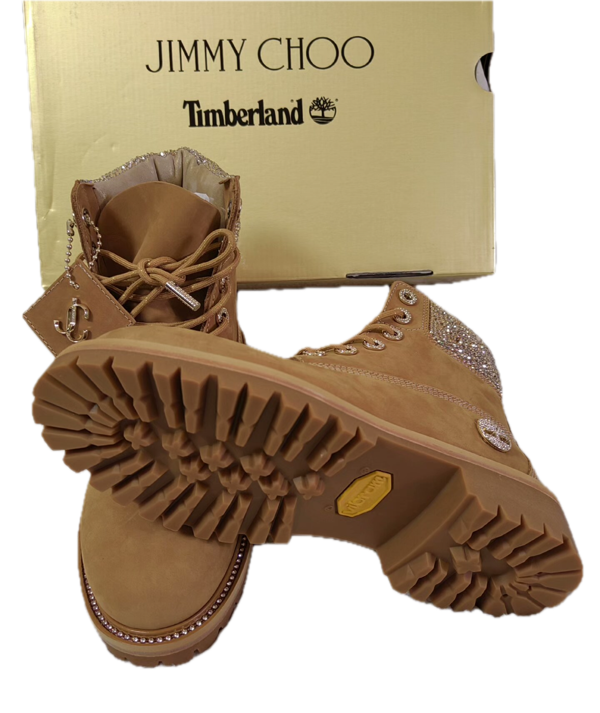 Jimmy Choo x Timberland Swarovski Crystal Boots