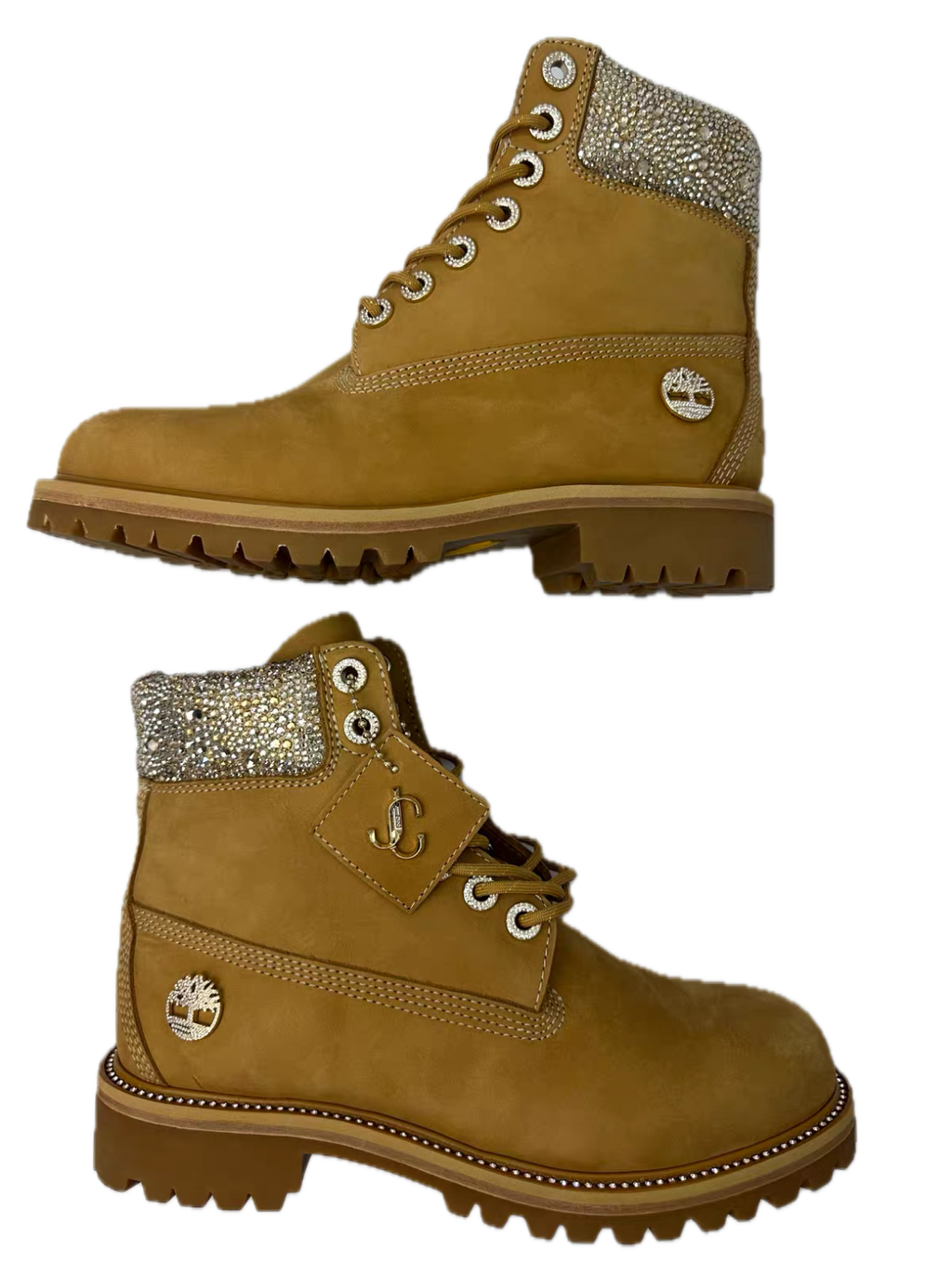 Jimmy Choo x Timberland Swarovski Crystal Boots