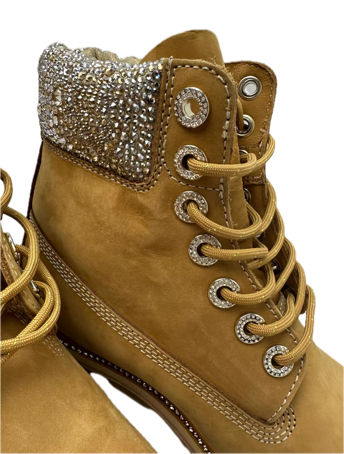 Jimmy Choo x Timberland Swarovski Crystal Boots