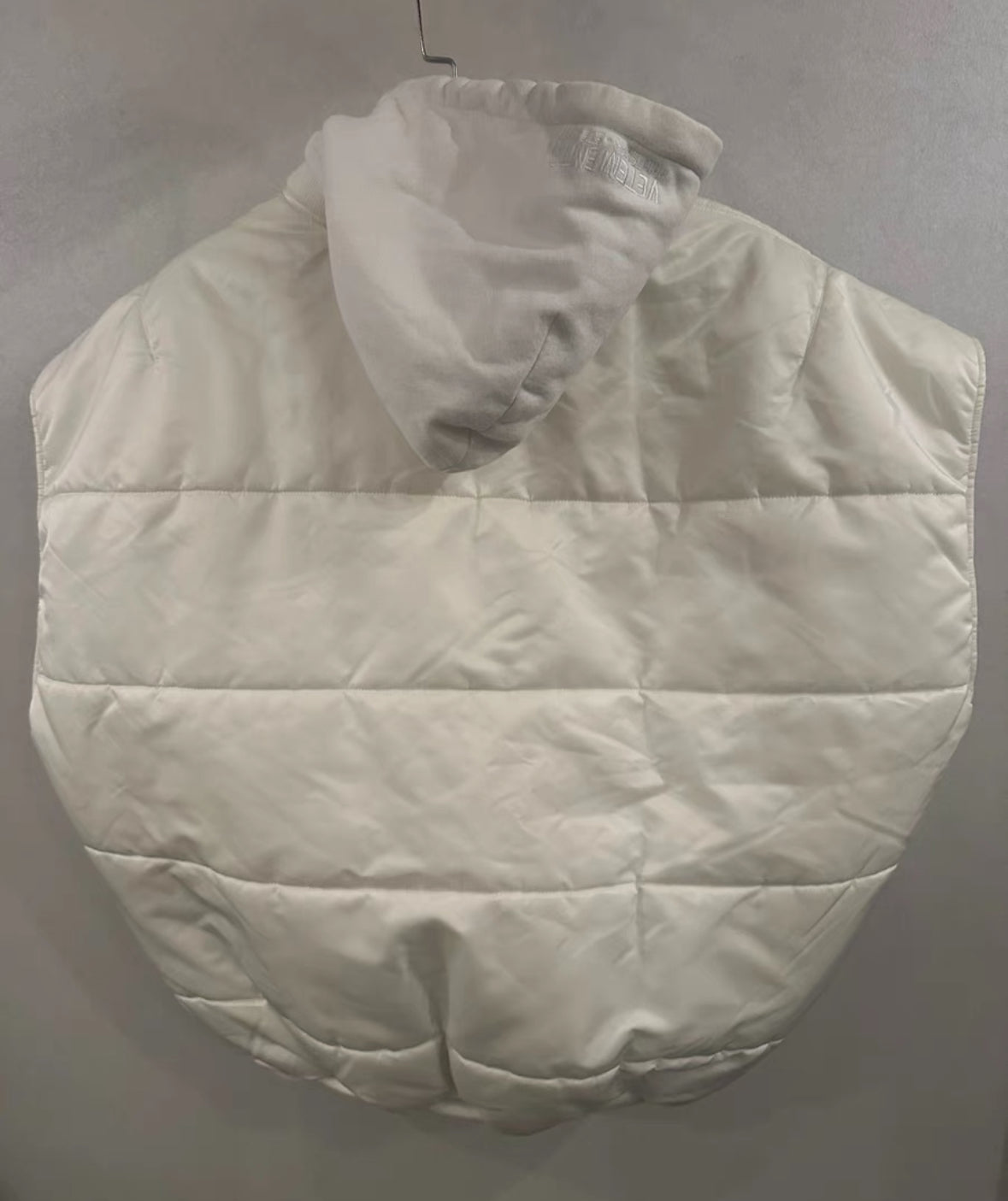 Vetements Reversible Down Gilet (White)