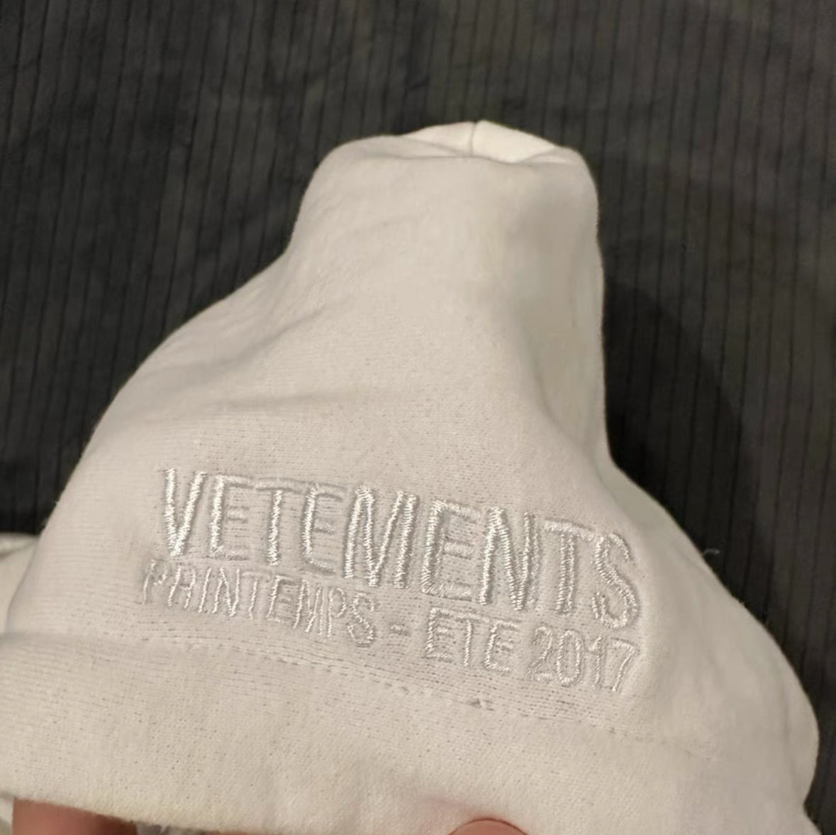 Vetements Reversible Down Gilet (White)