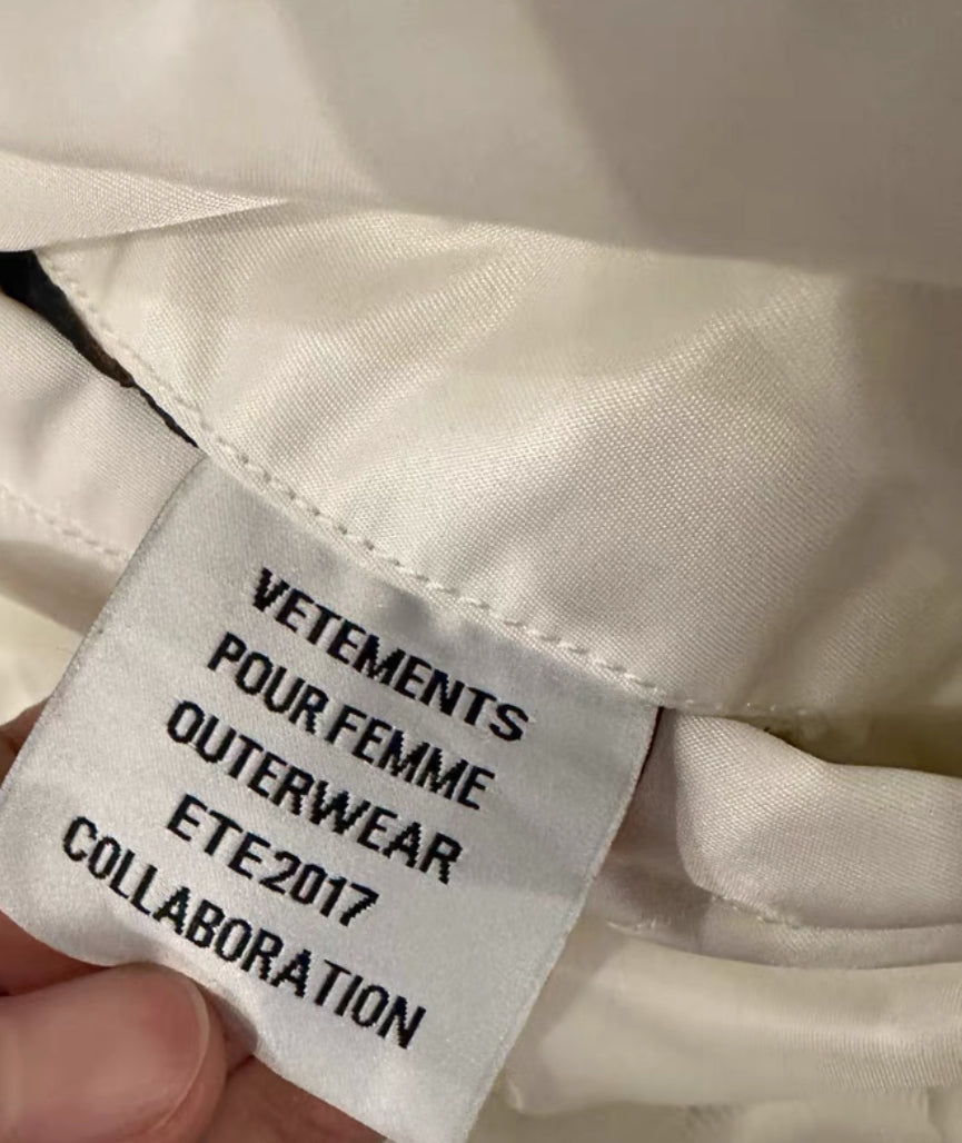 Vetements Reversible Down Gilet (White)