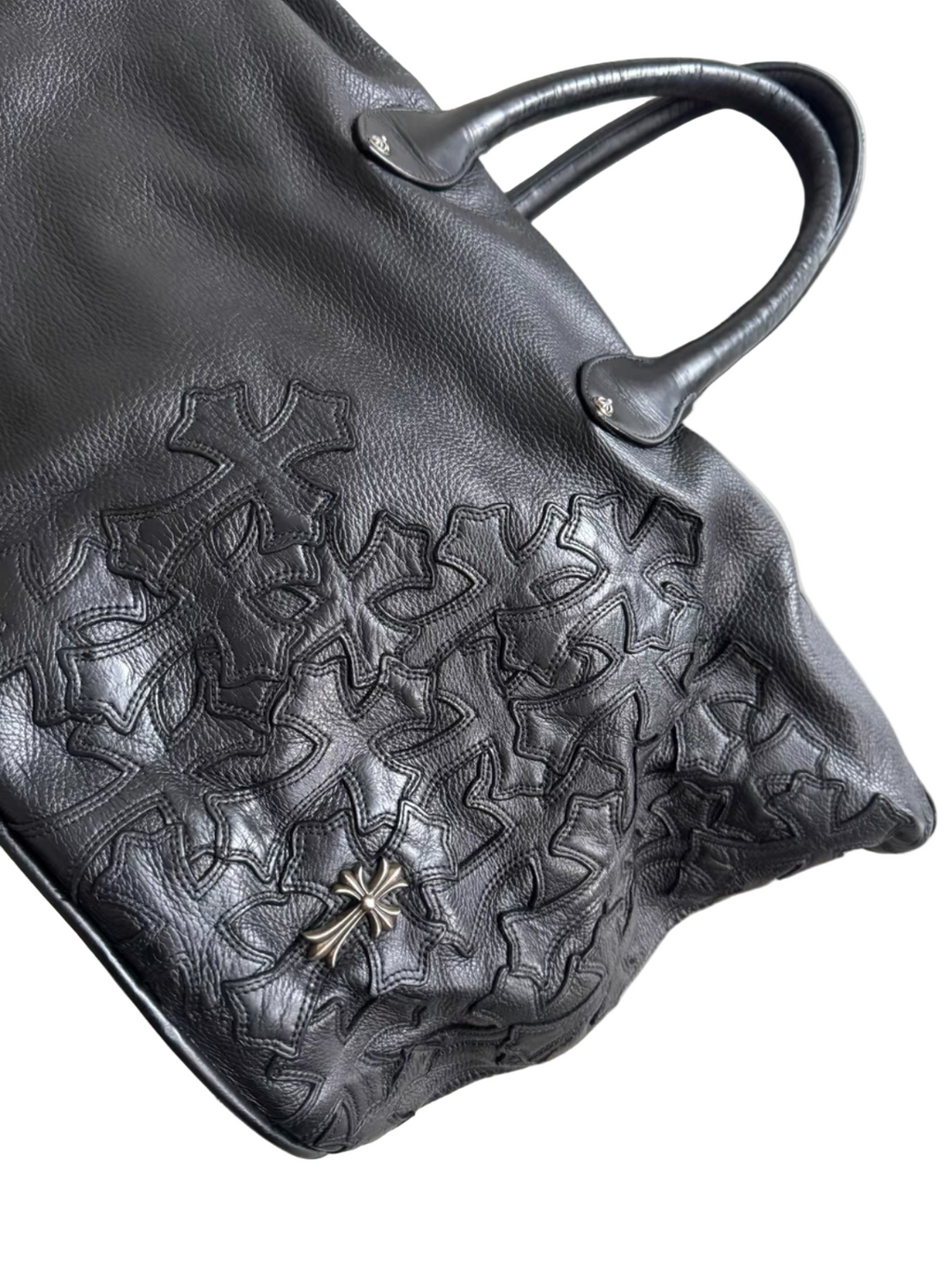 Chrome Hearts 'Gilles' Multi-Cross Patch Tote Travel Bag