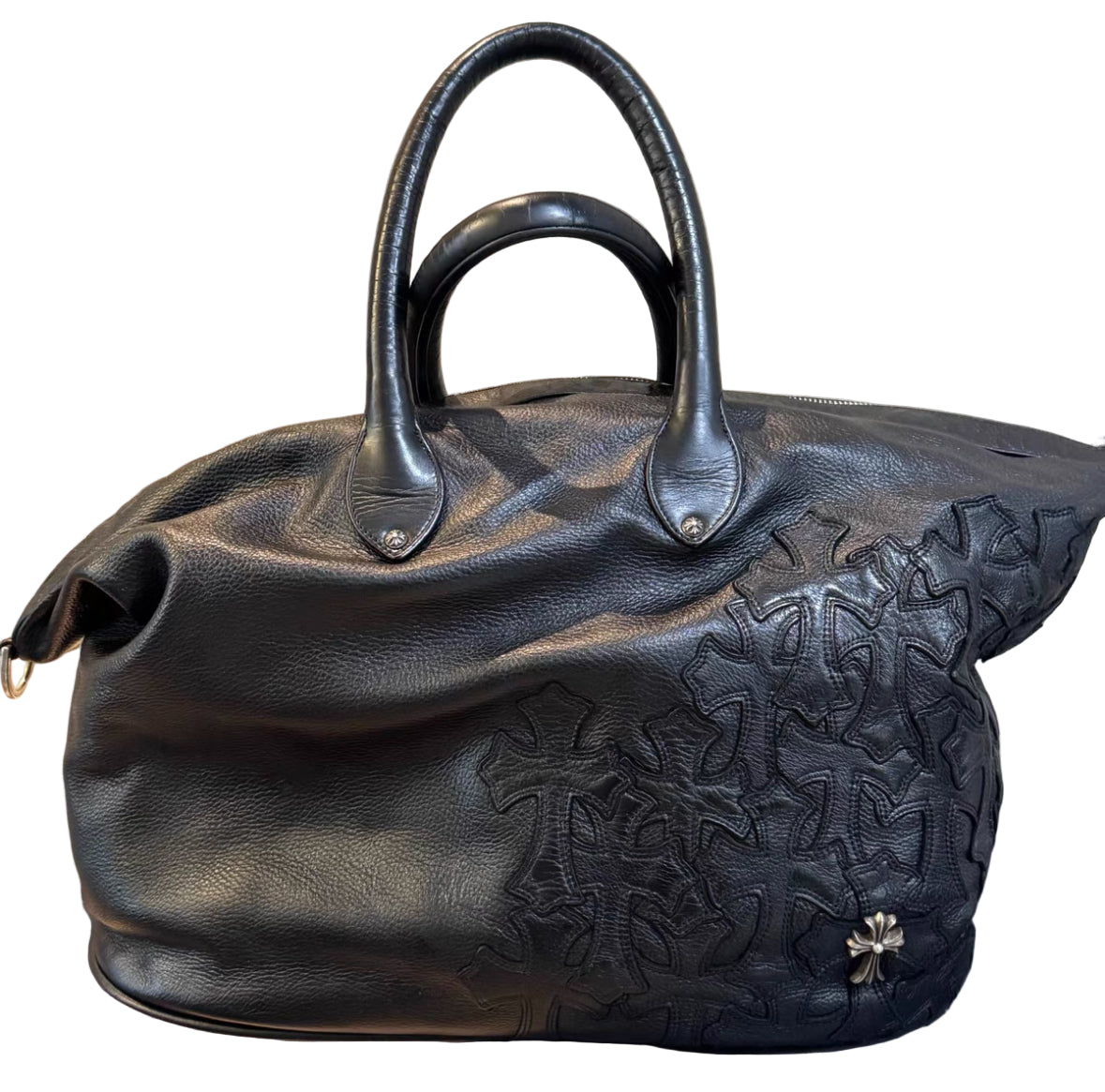 Chrome Hearts 'Gilles' Multi-Cross Patch Tote Travel Bag