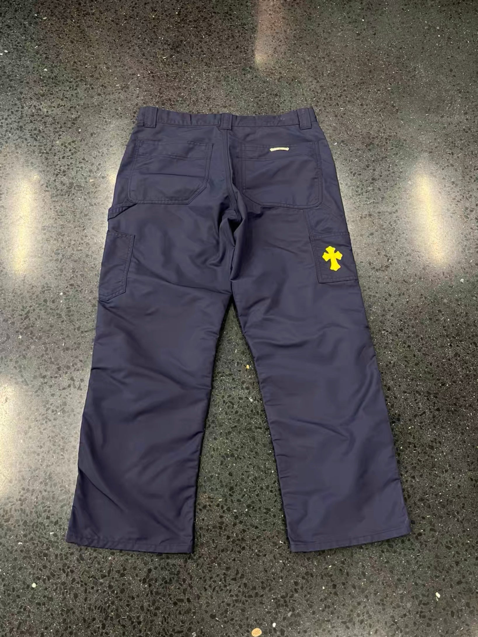 Chrome Hearts leather patch cargo pants