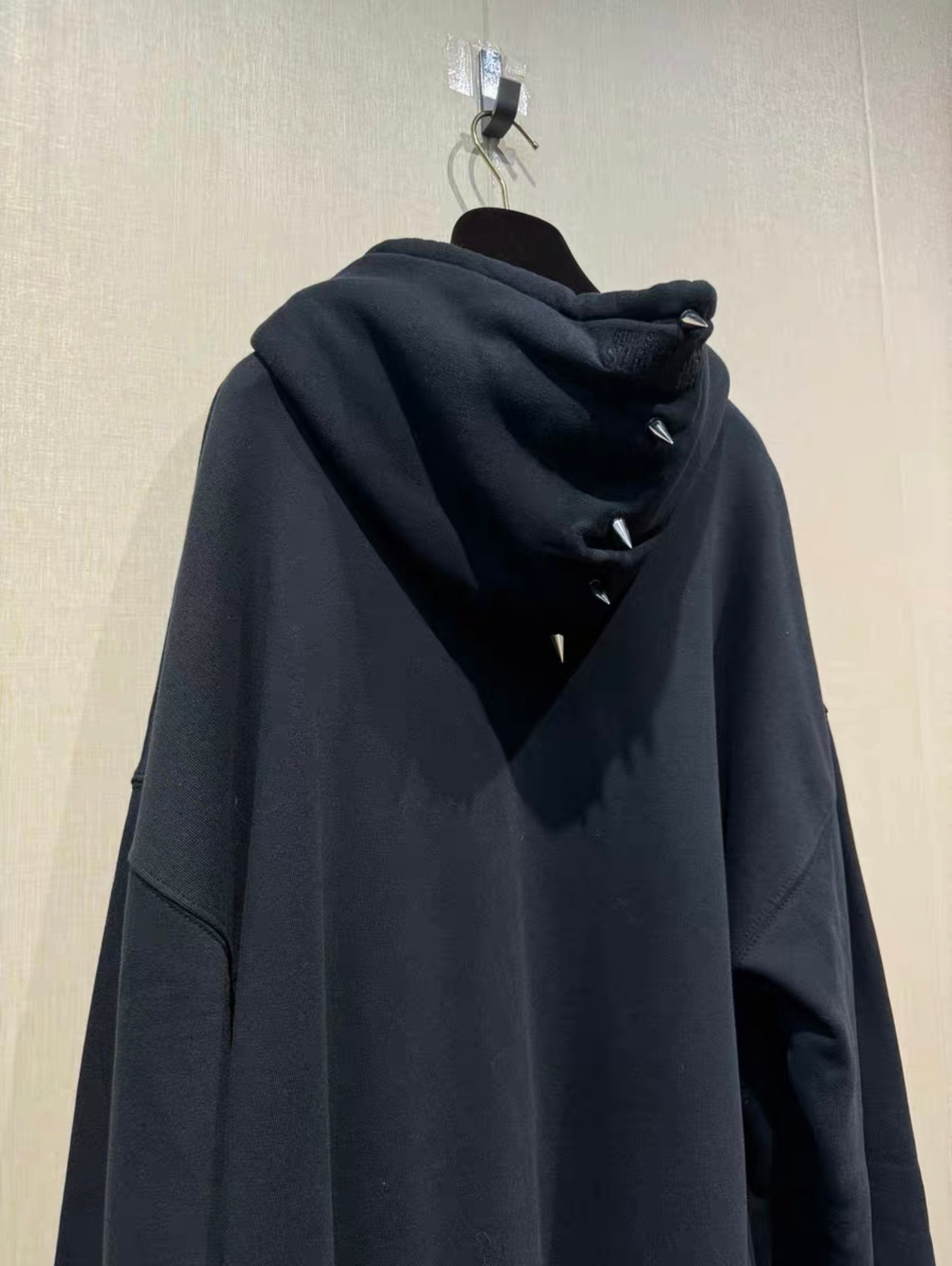 Vetements Skull and Studded Hoodie