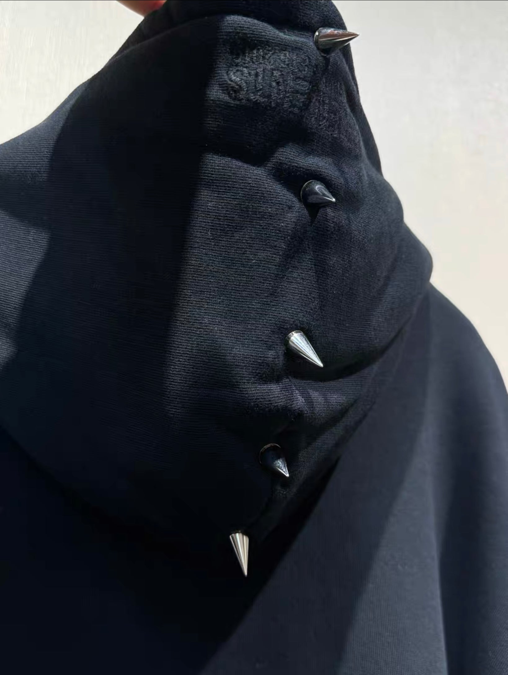 Vetements Skull and Studded Hoodie