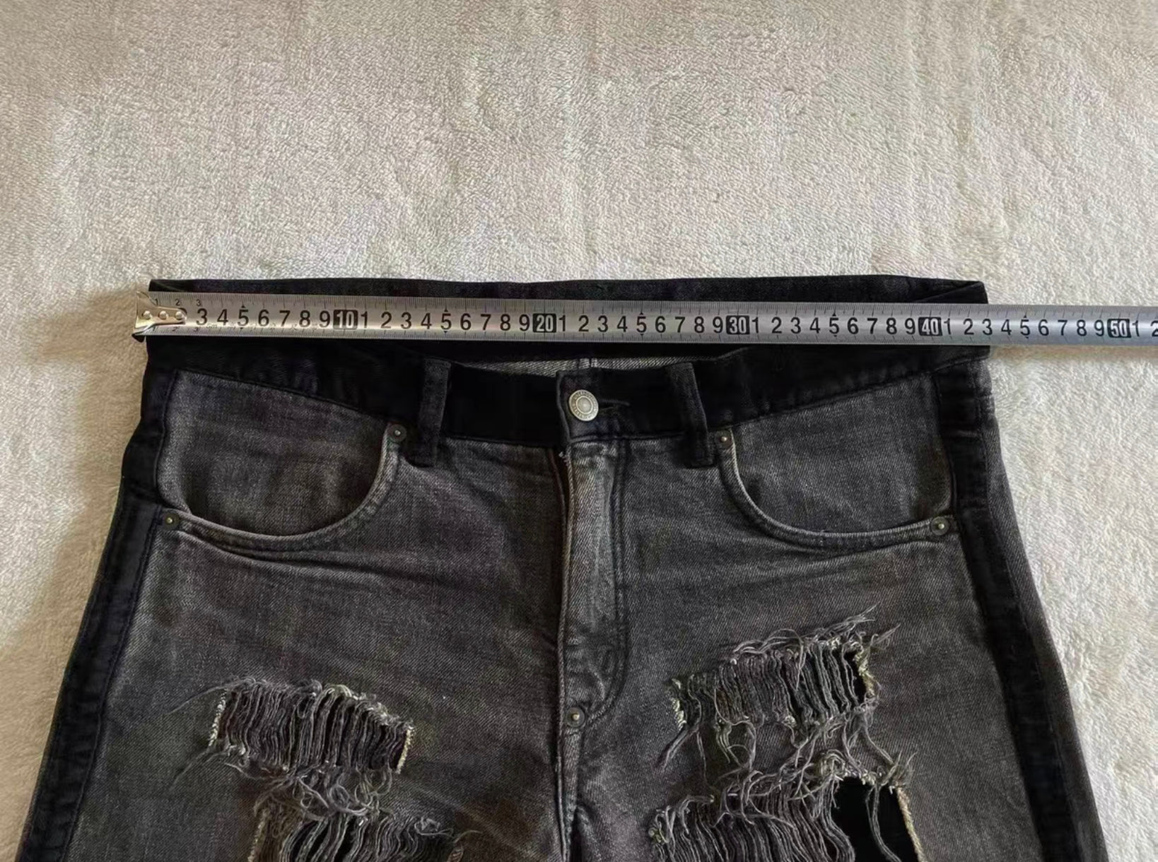 Undercover 02ss destroyed jeans