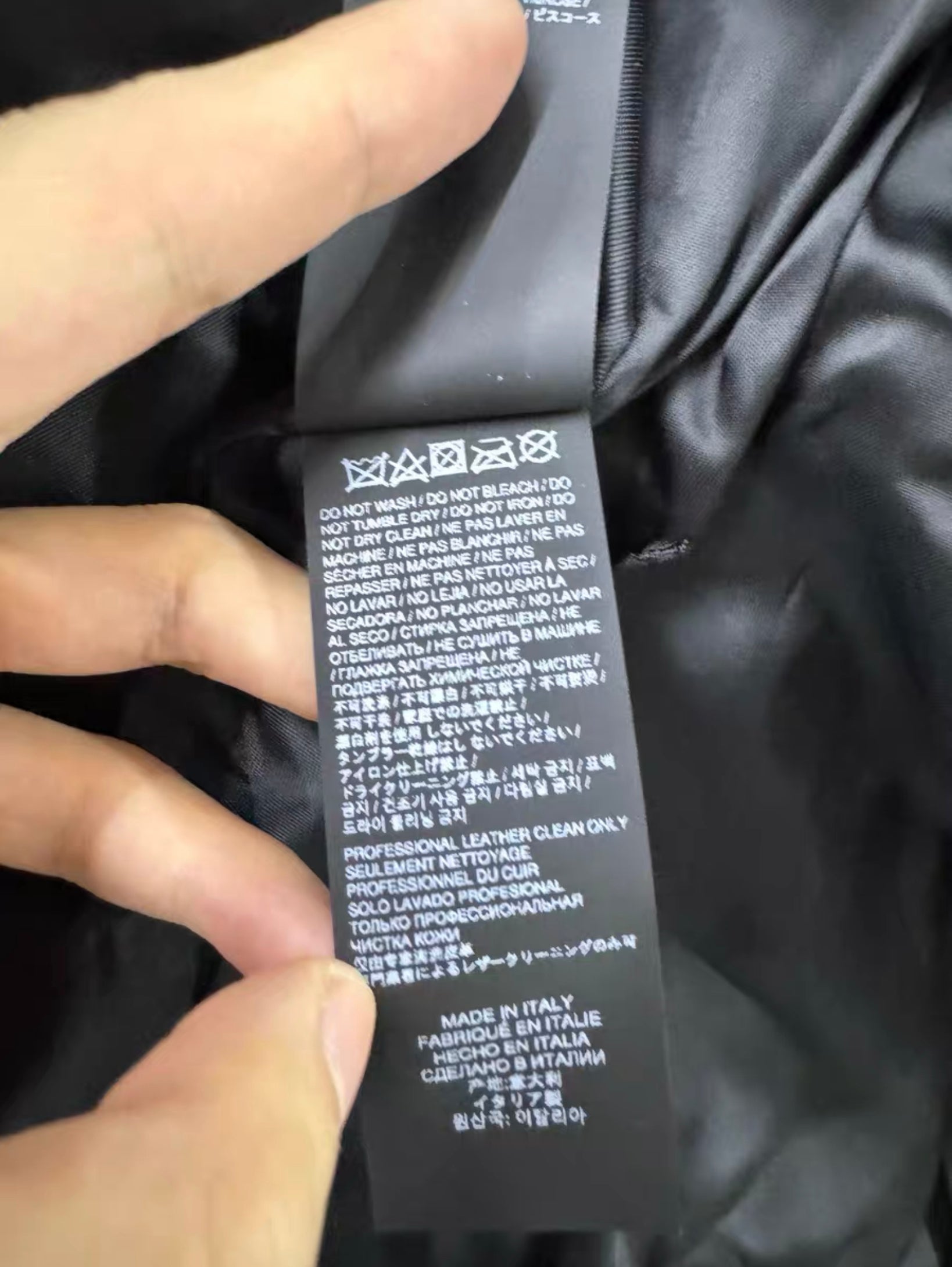 424 Leather Coat