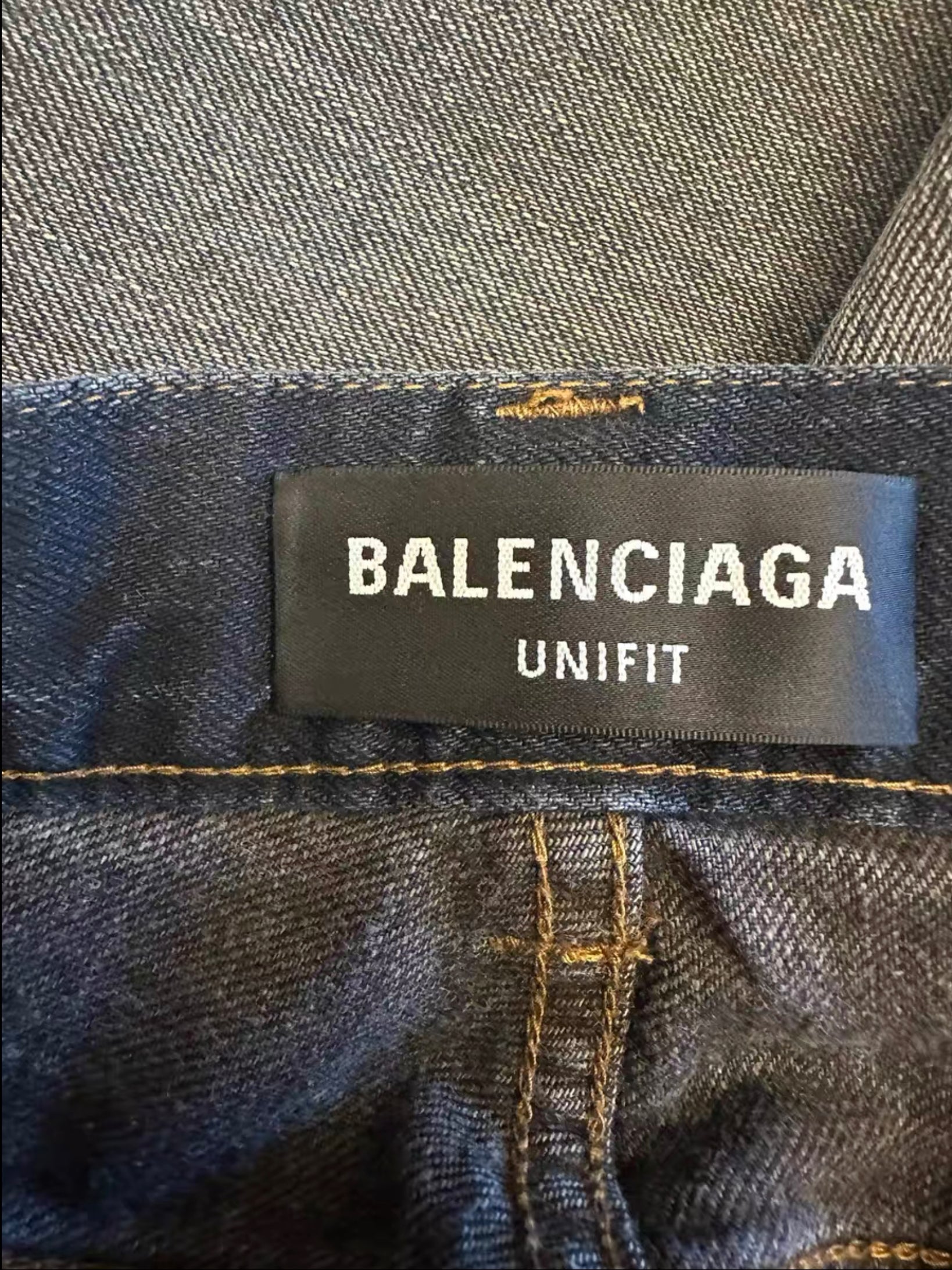 Balenciaga Mud-Dyed Flared Distressed Jeans(Used)