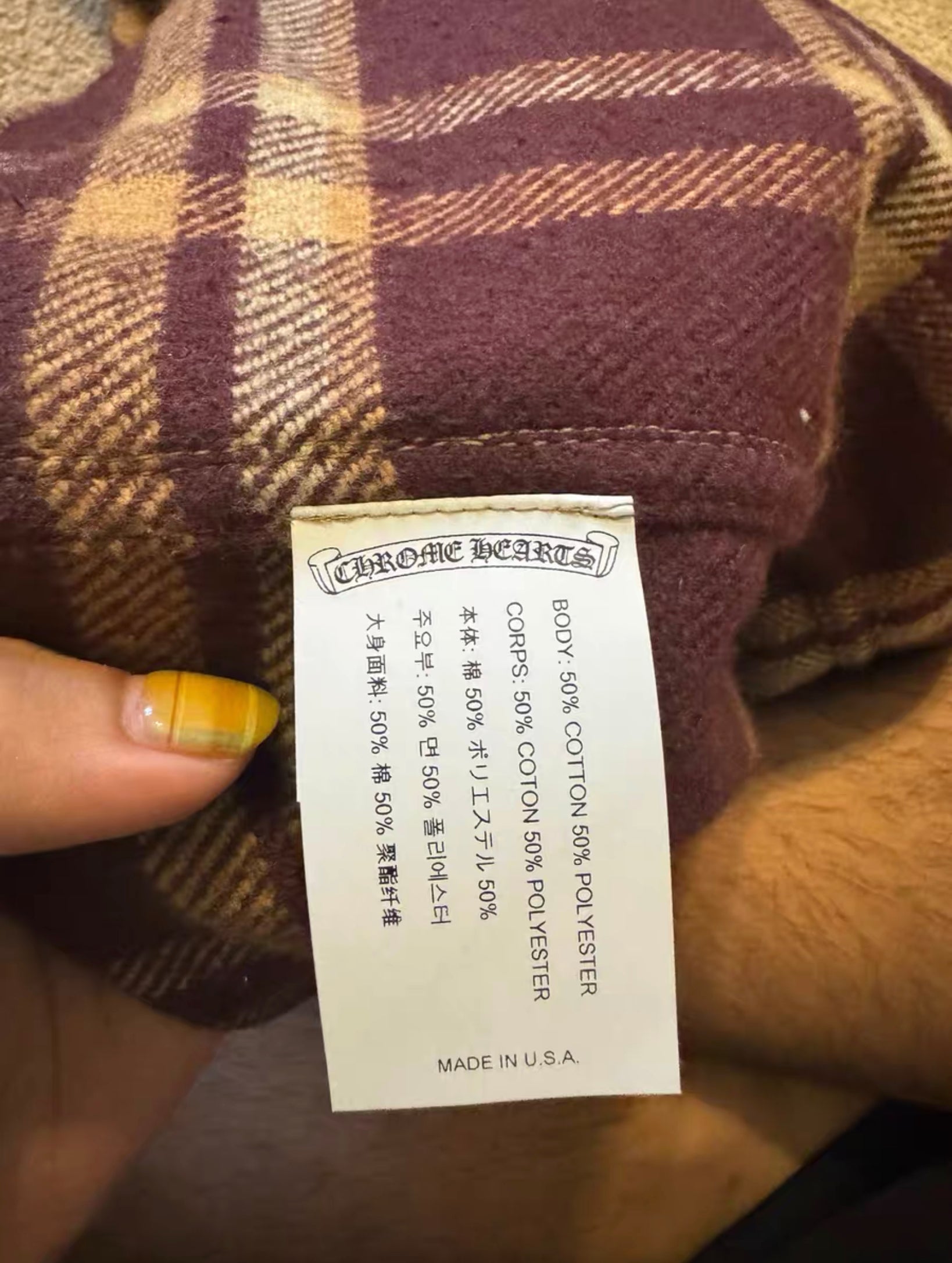 Chrome hearts work dog shirt