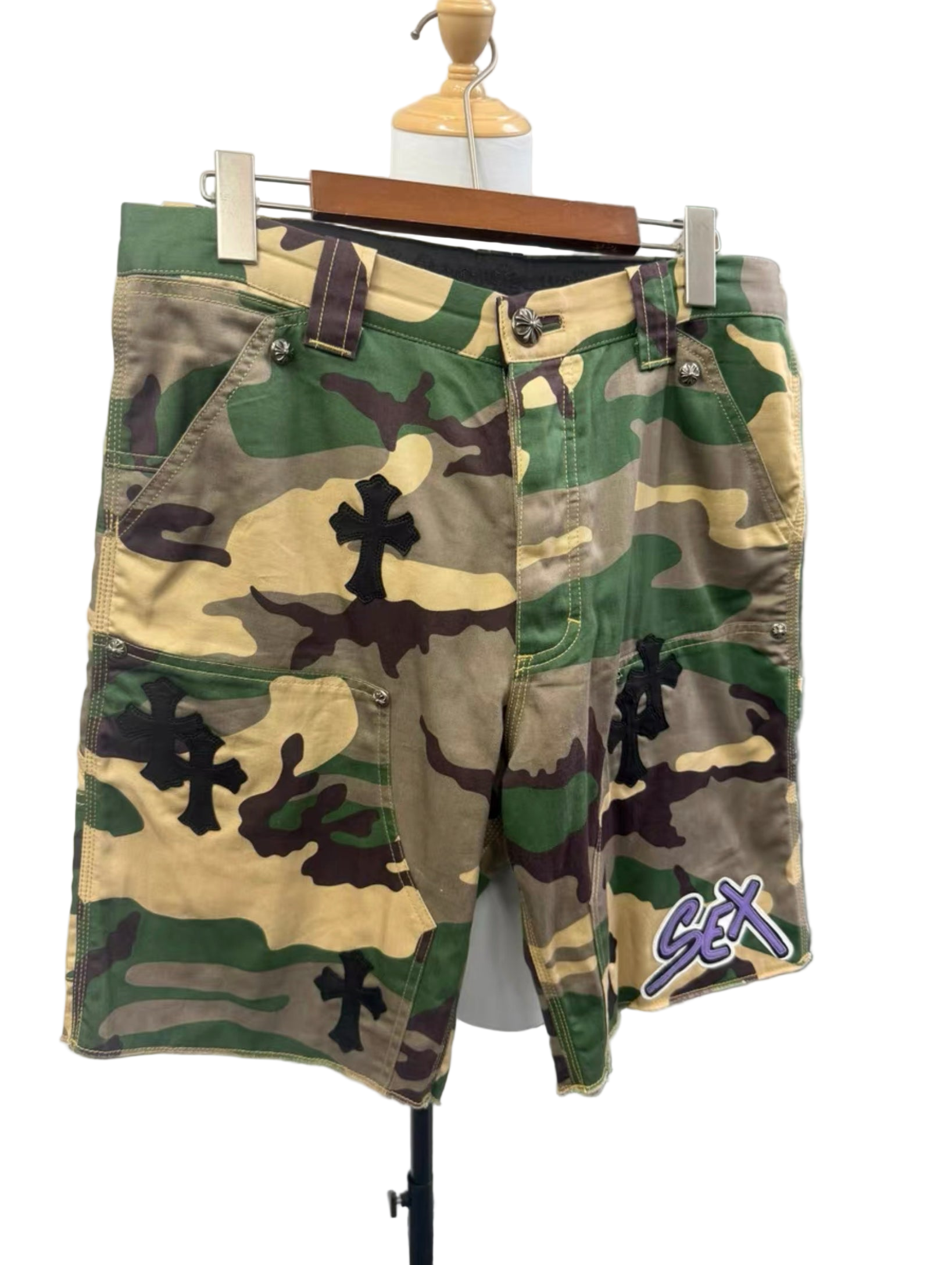 Chrome Hearts Camo Shorts