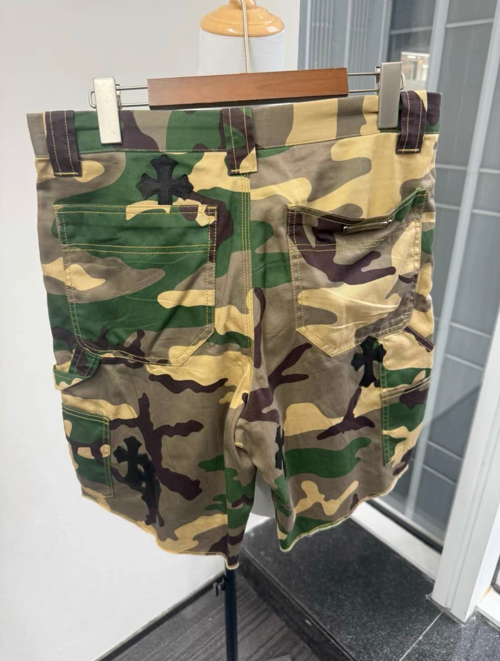Chrome Hearts Camo Shorts