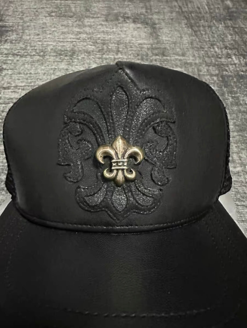 Chrome Hearts Leather Patch Cap