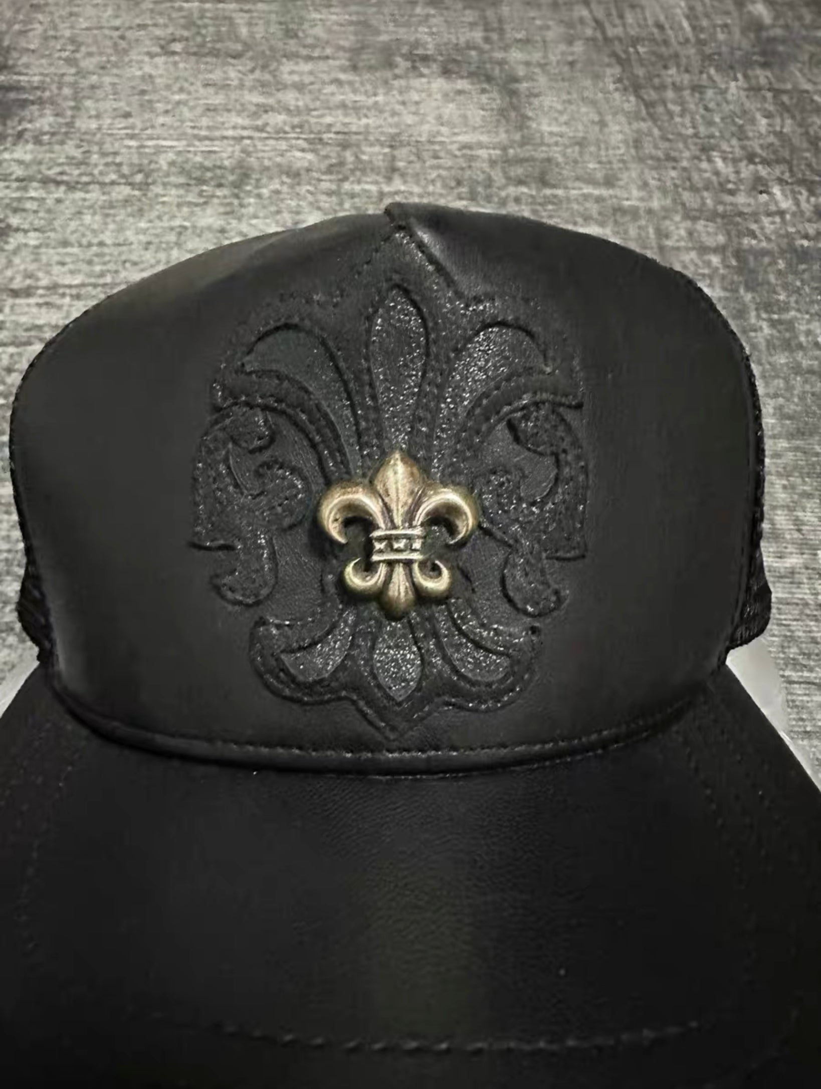 Chrome Hearts Leather Patch Cap