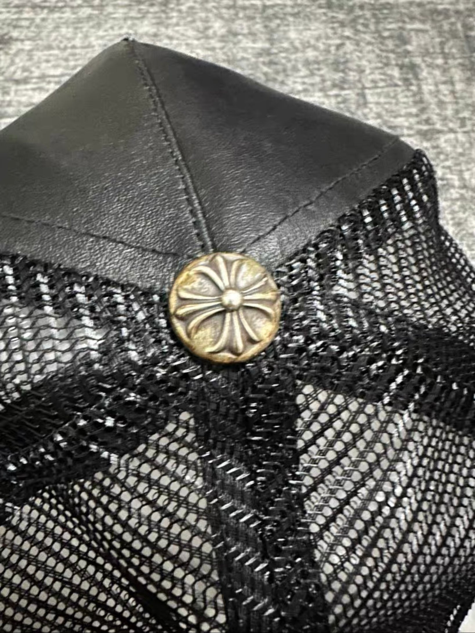 Chrome Hearts Leather Patch Cap